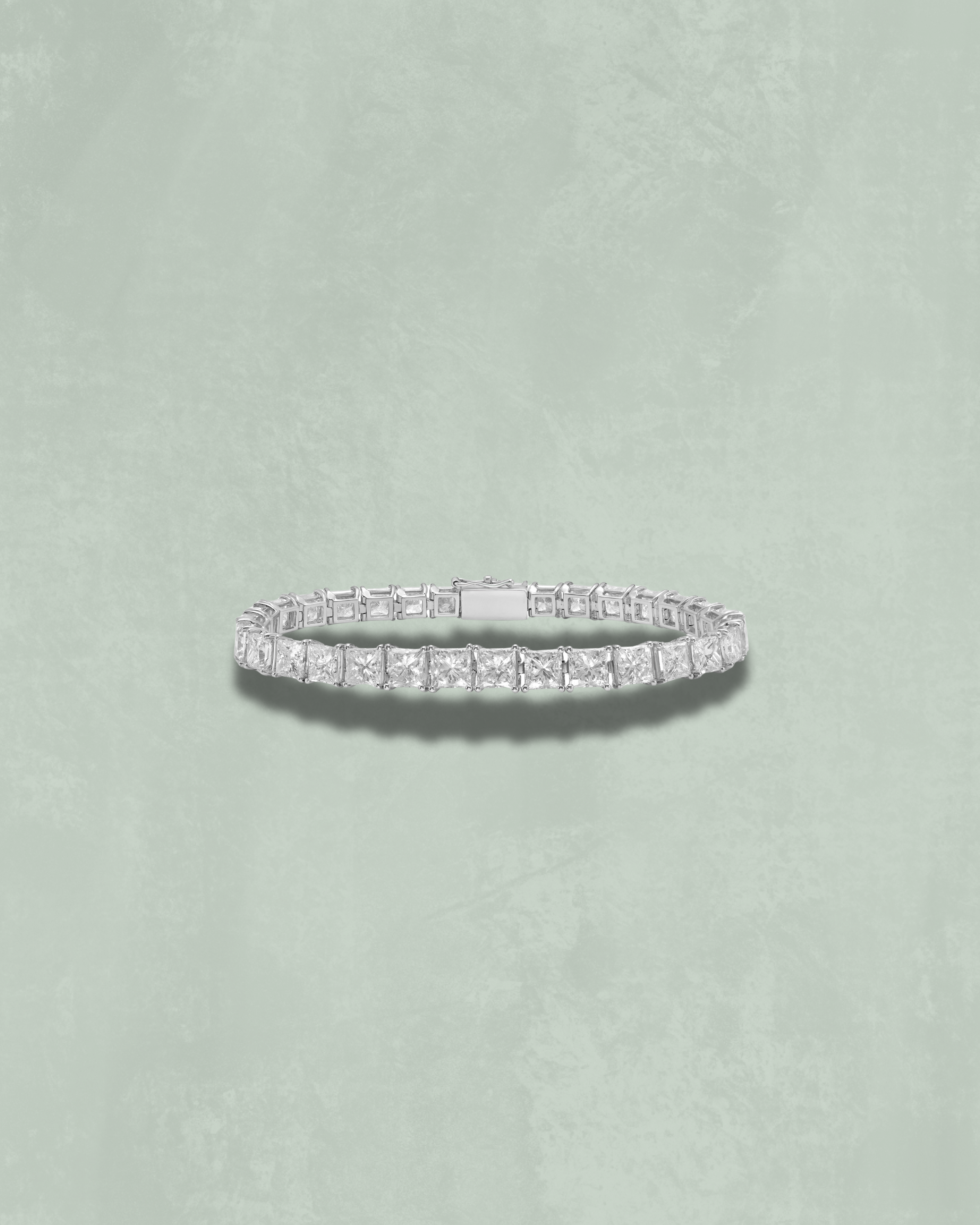 Princess Cut Diamond Tennis Bracelet