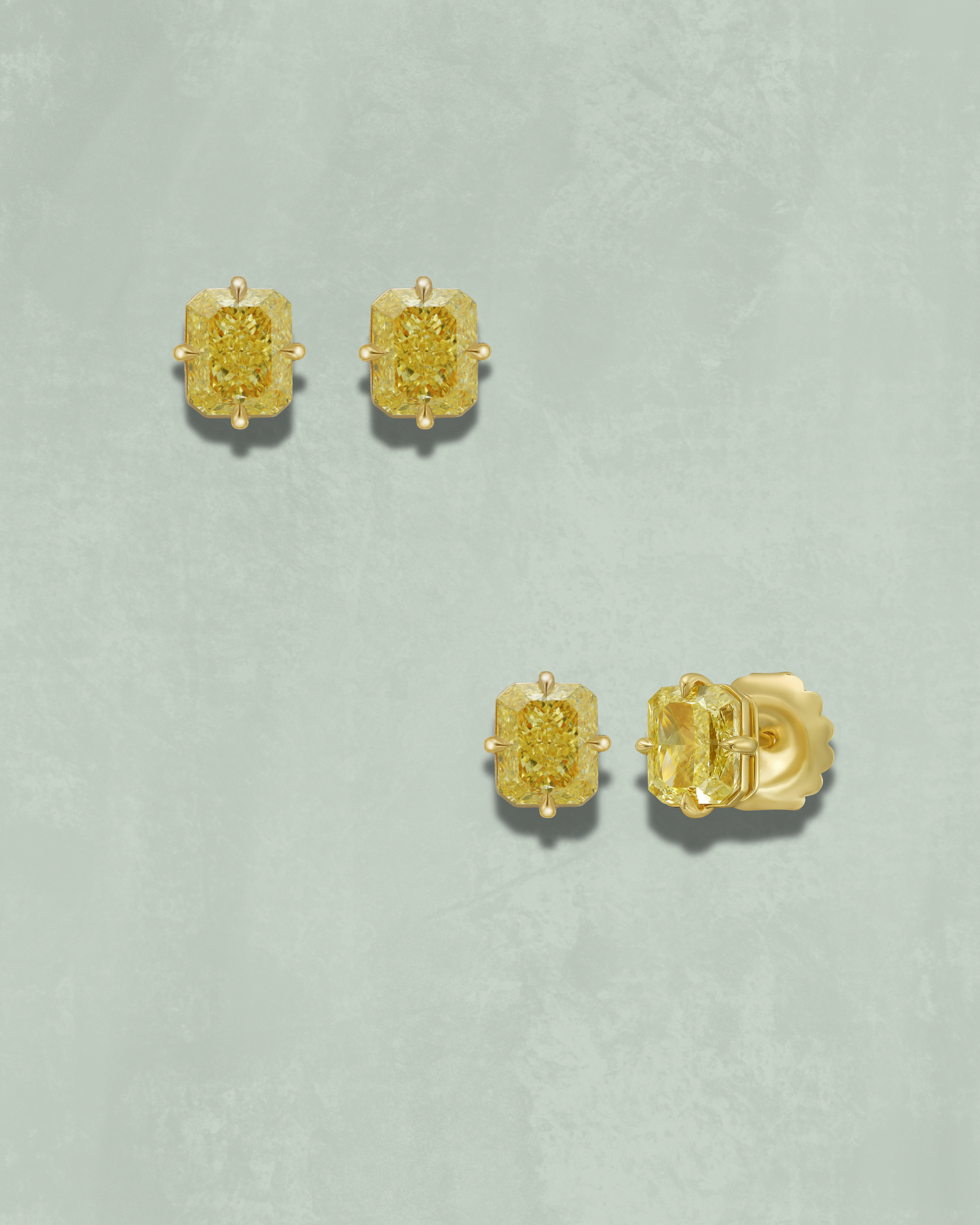 NSEW Yellow Studs