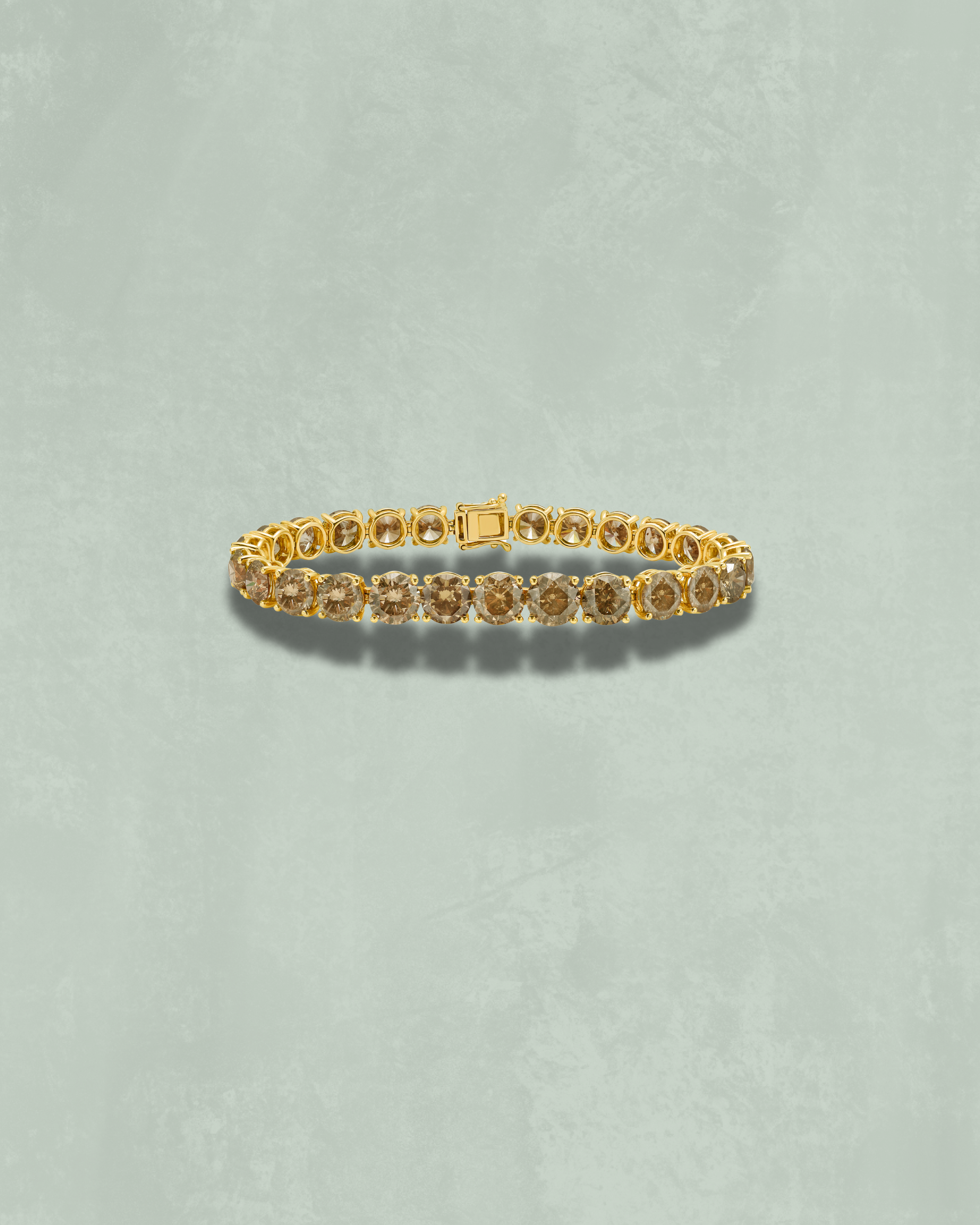 Fancy Brown Diamond Tennis Bracelet