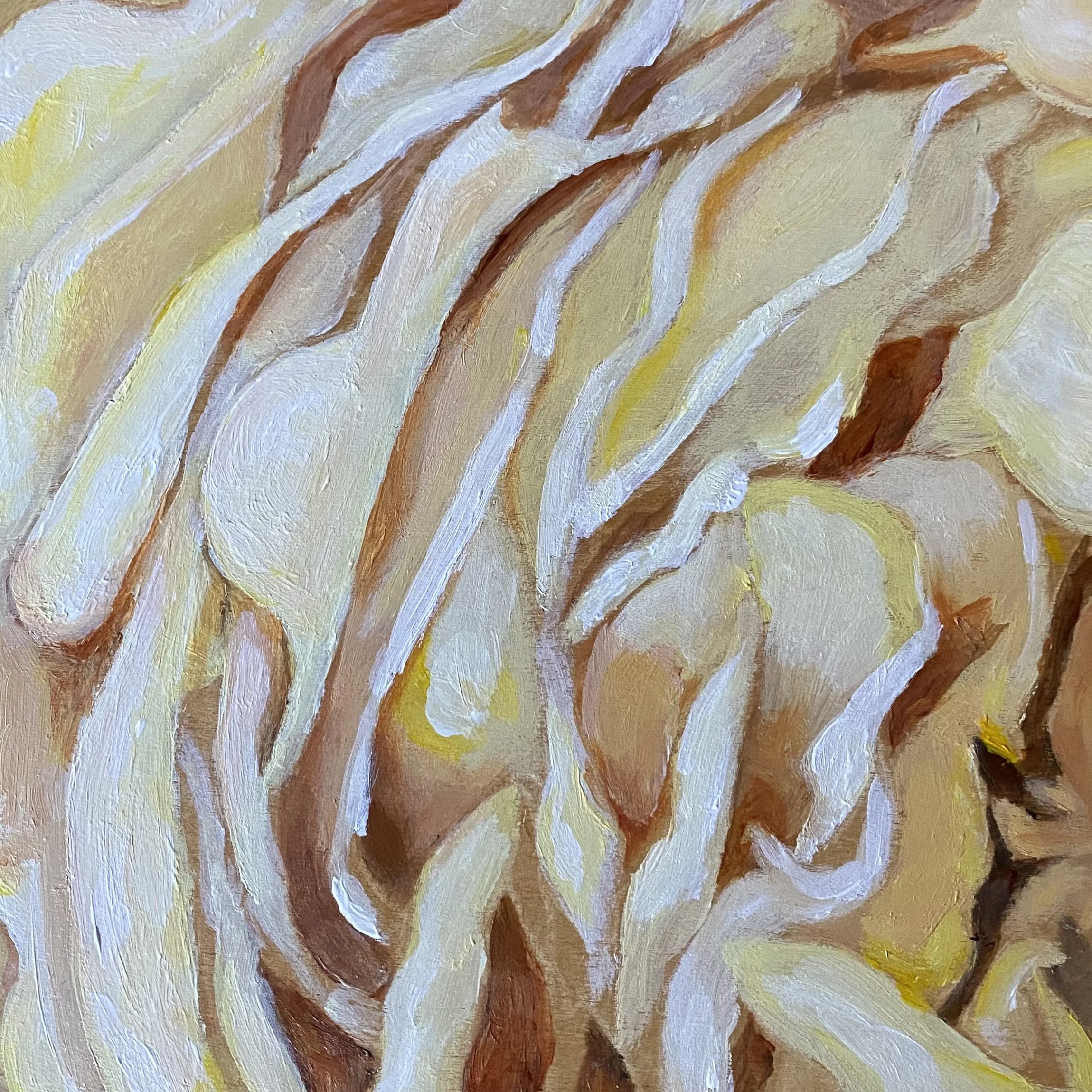 6" x 6" acrylic on wood panel, in private collection