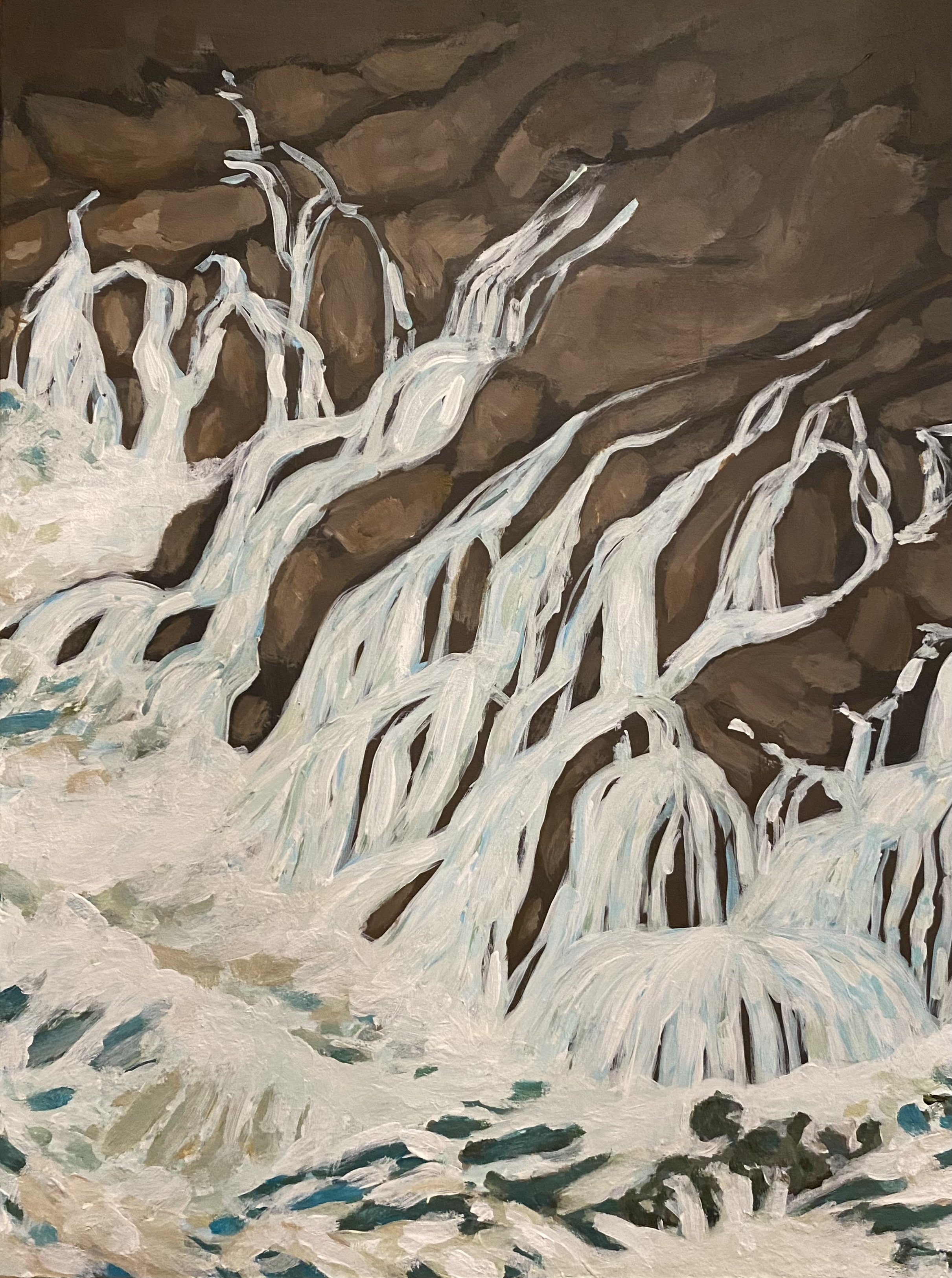 9" x 12" acrylic on wood panel, available