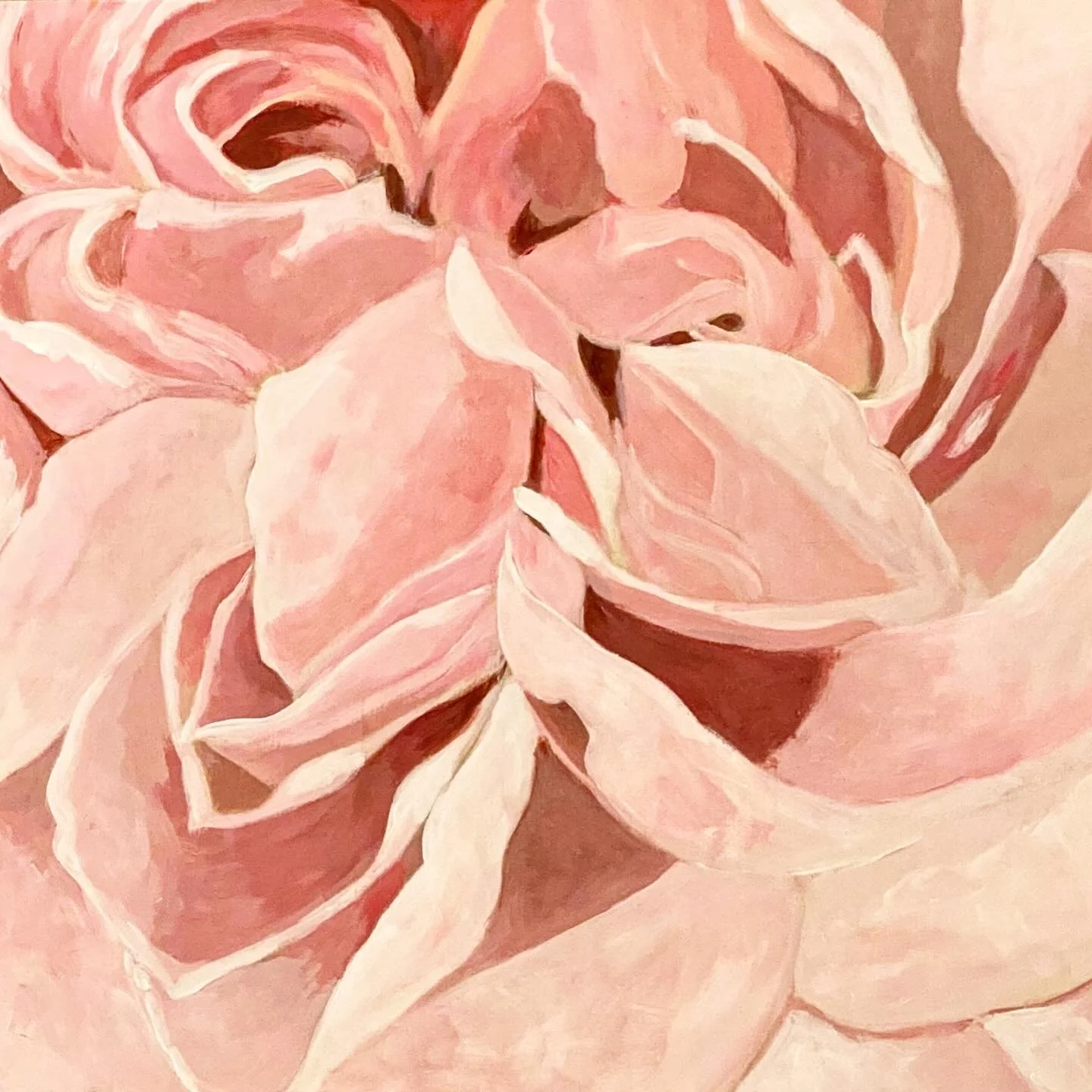 12" x 12" acrylic on wood panel, in private collection