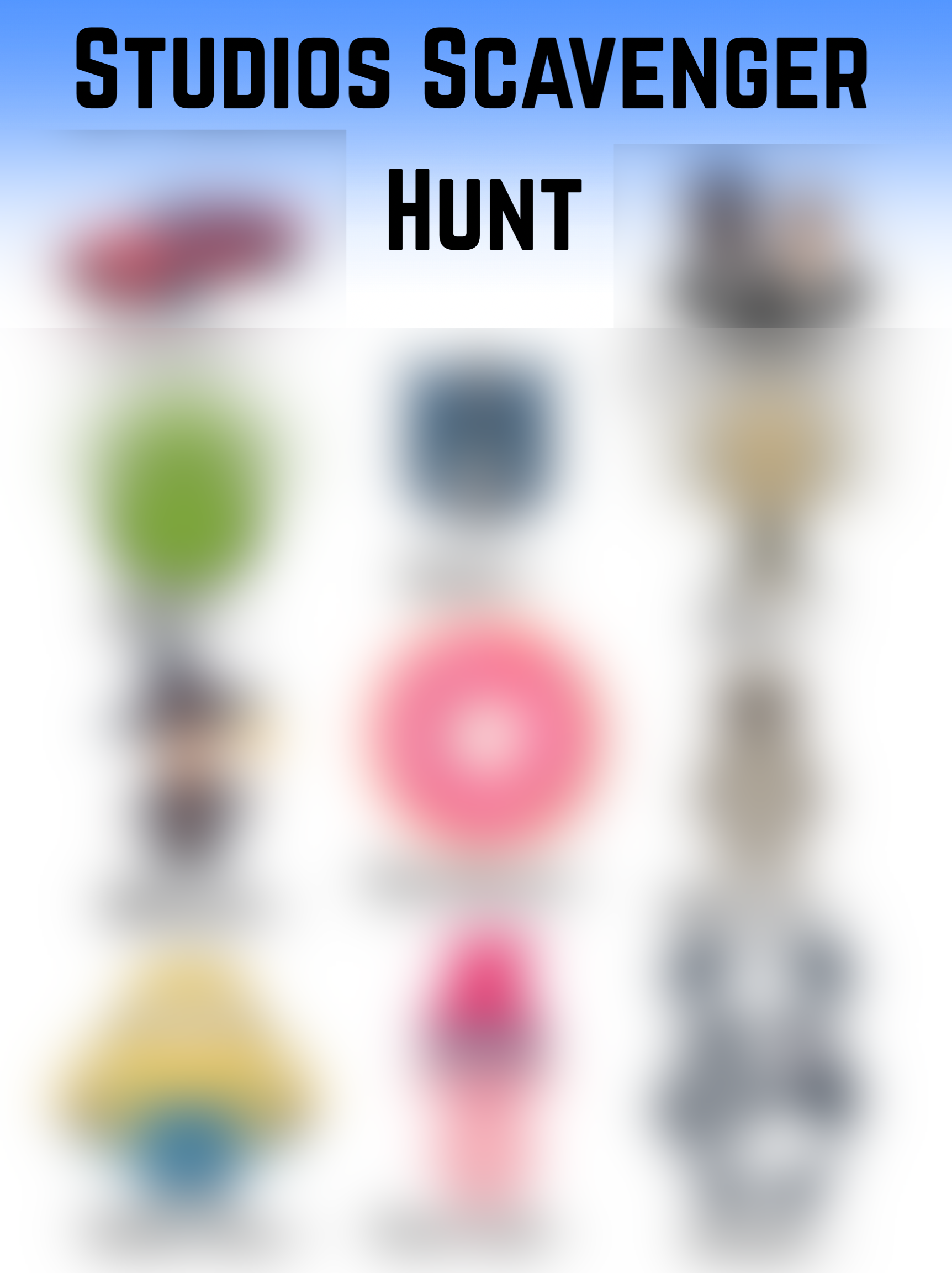 Studios Scavenger Hunt