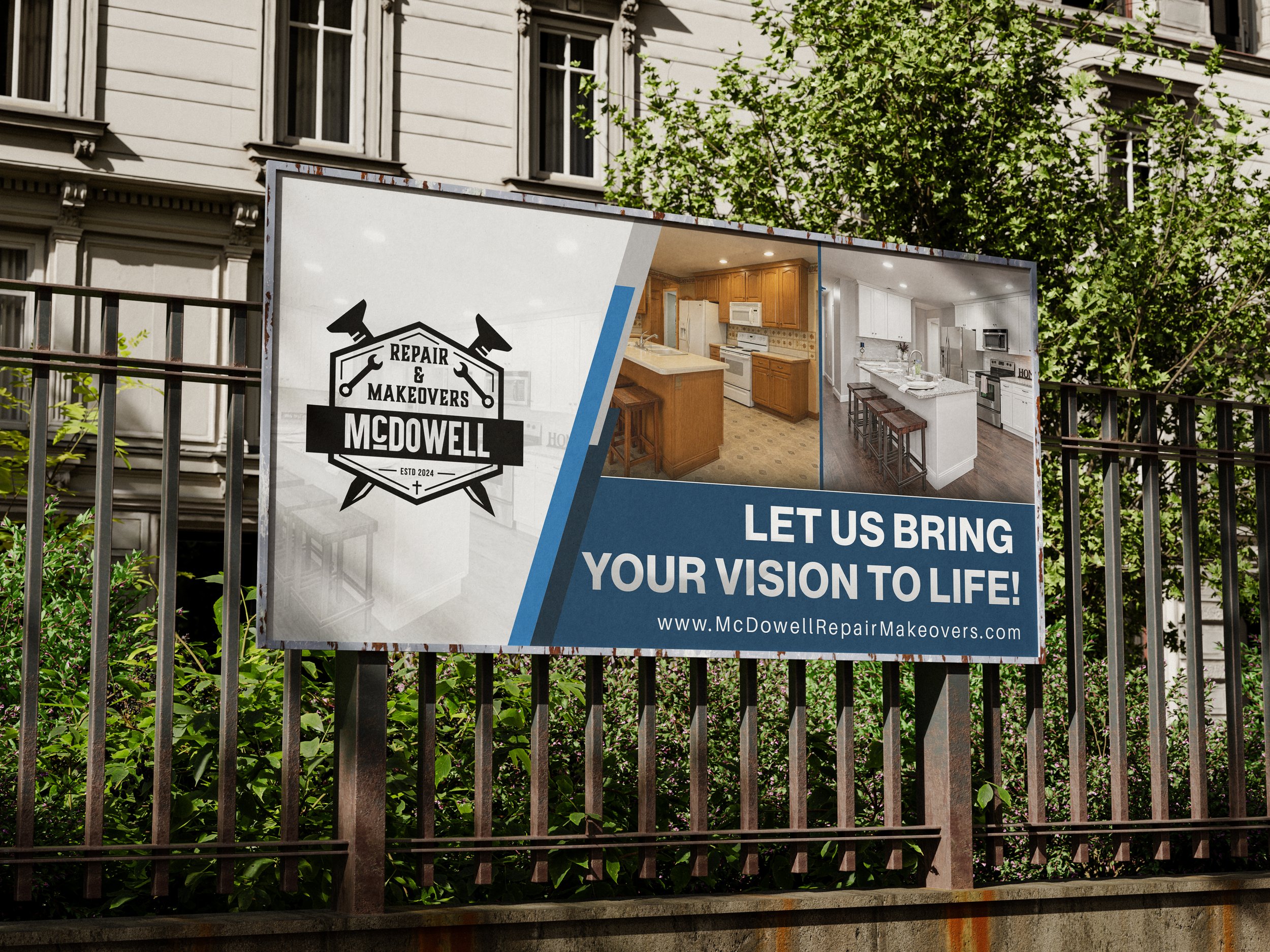 McDowell Repair & Makeovers Logo Development