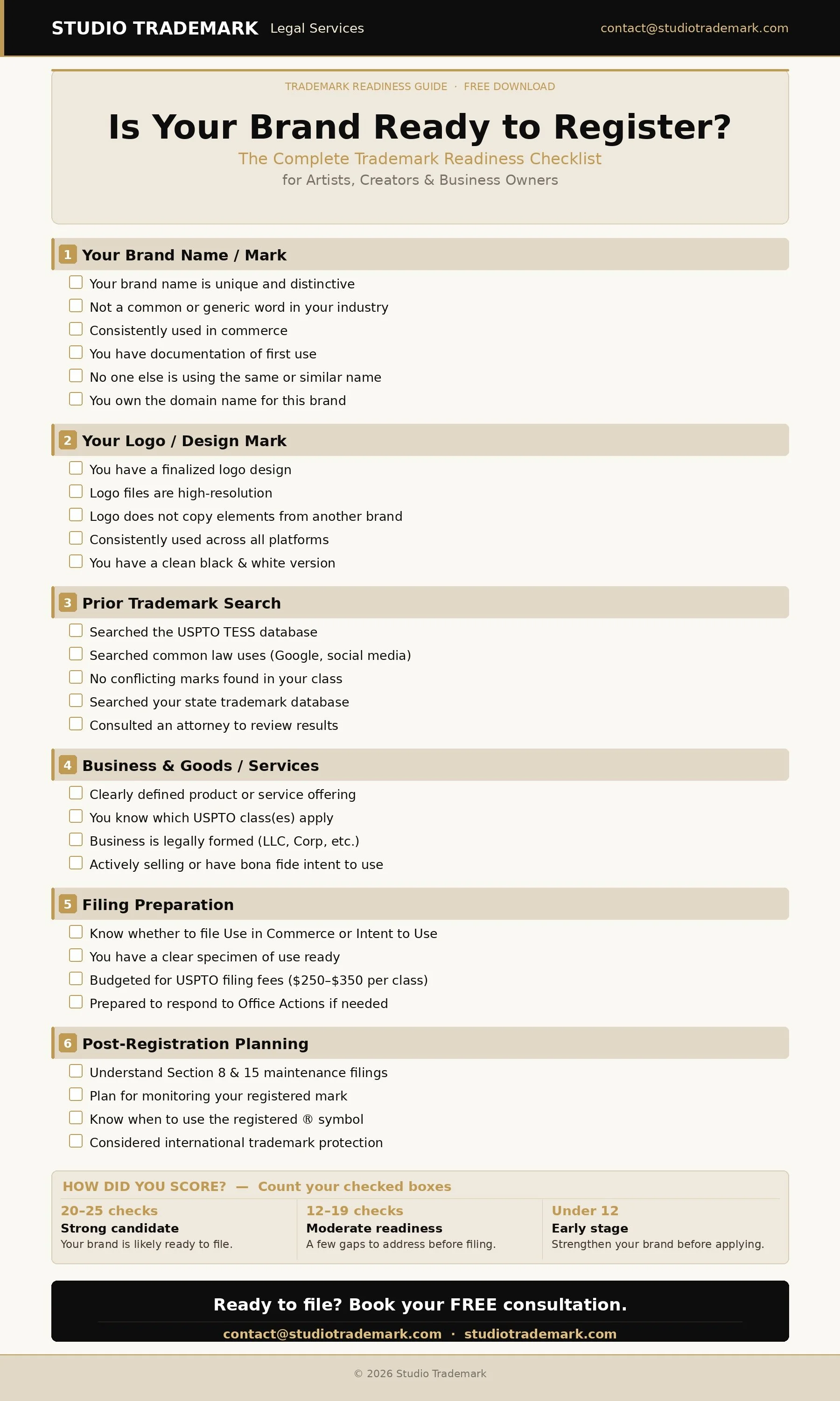 Trademark Readiness Guide