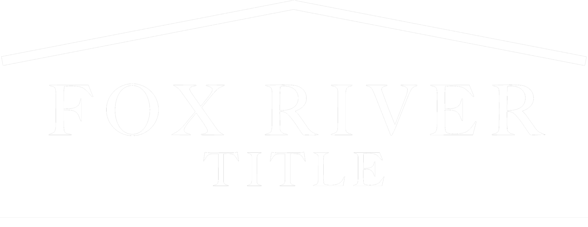 Fox River Title logo in white
