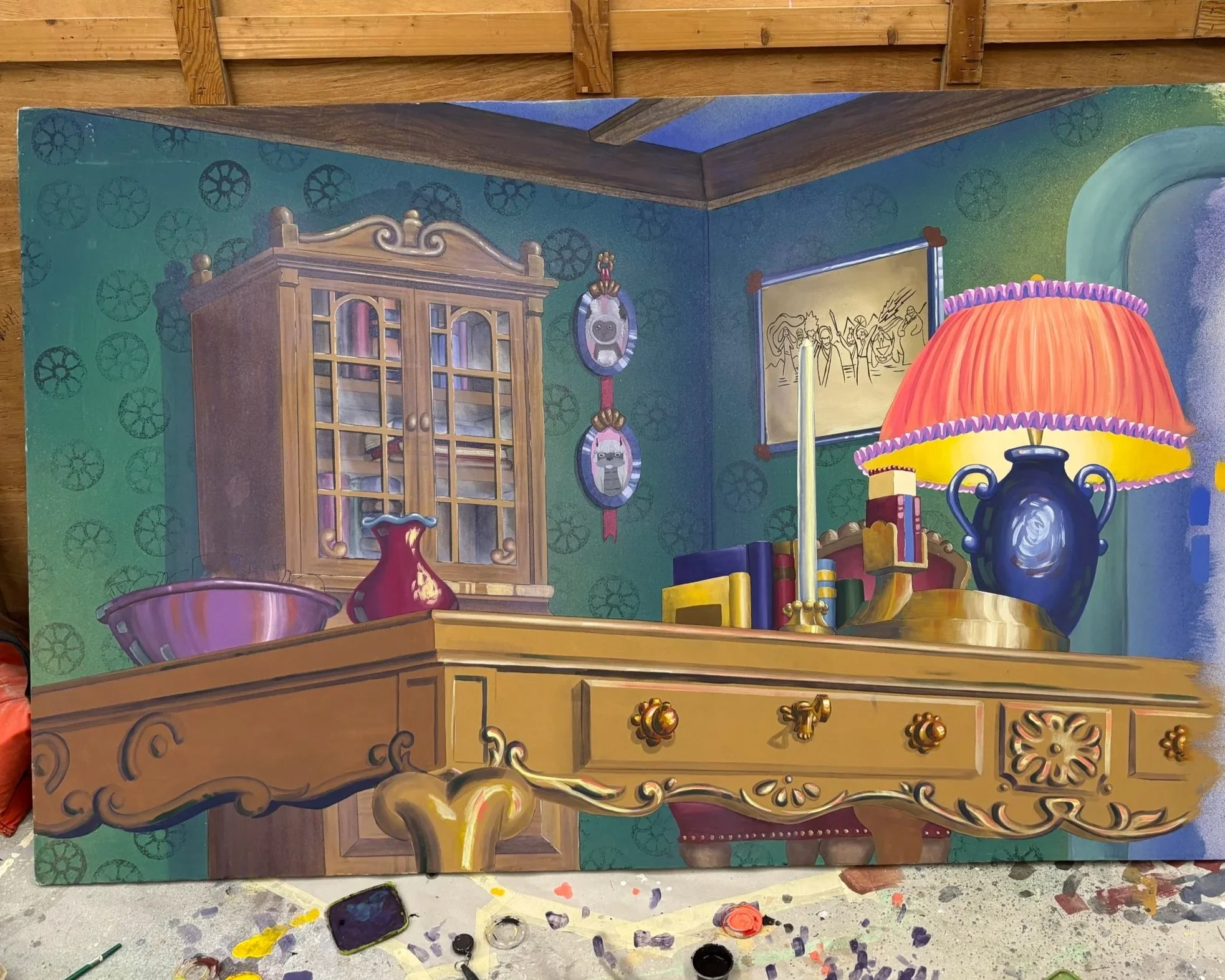 Off Broadway on Muslin