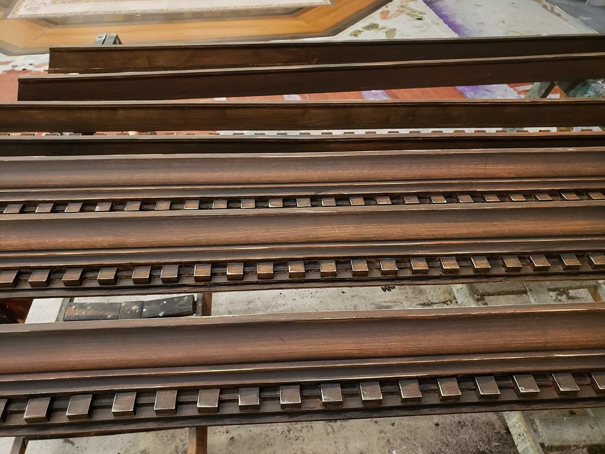 Header crown molding 