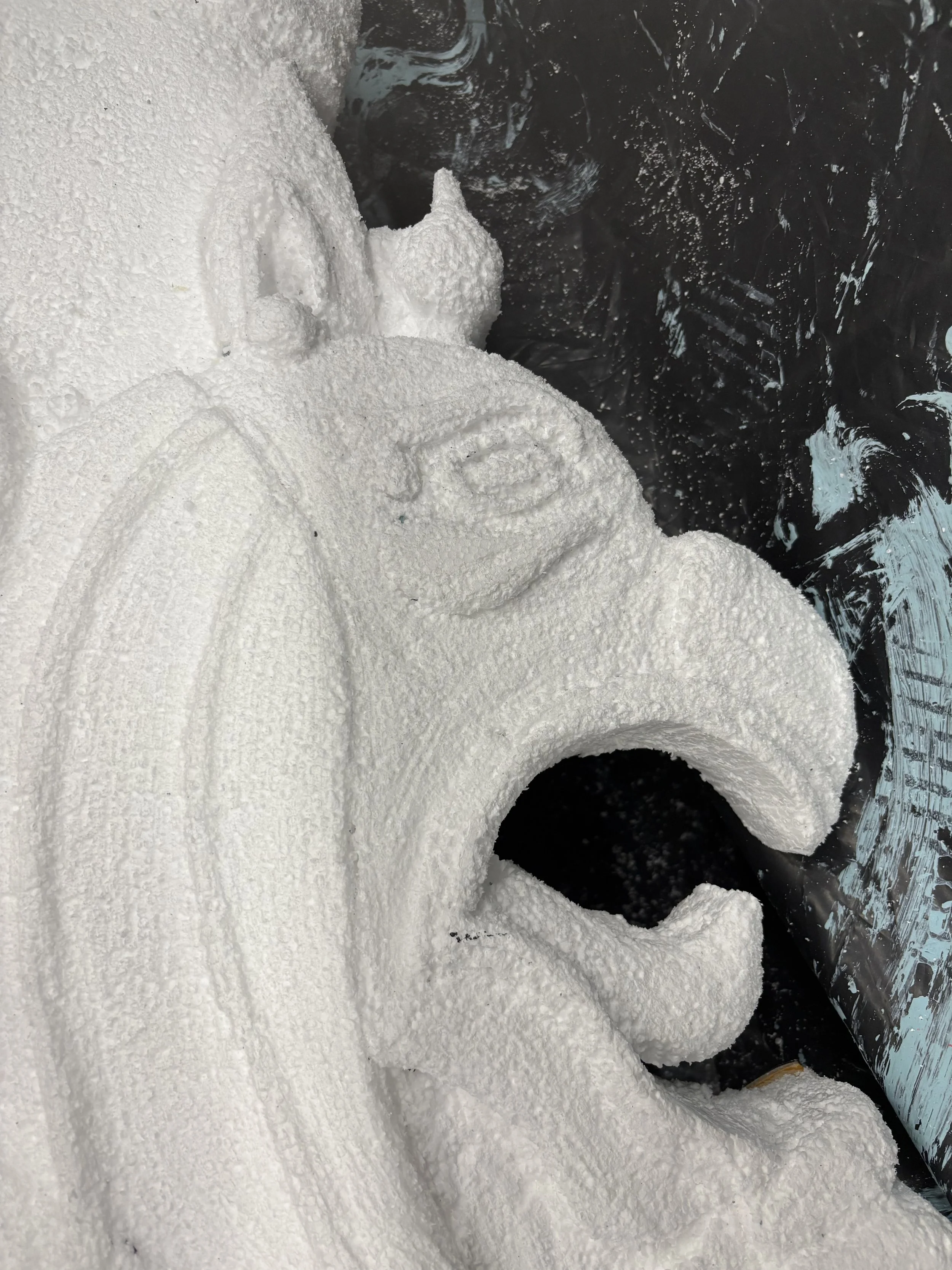 Foam carving detail