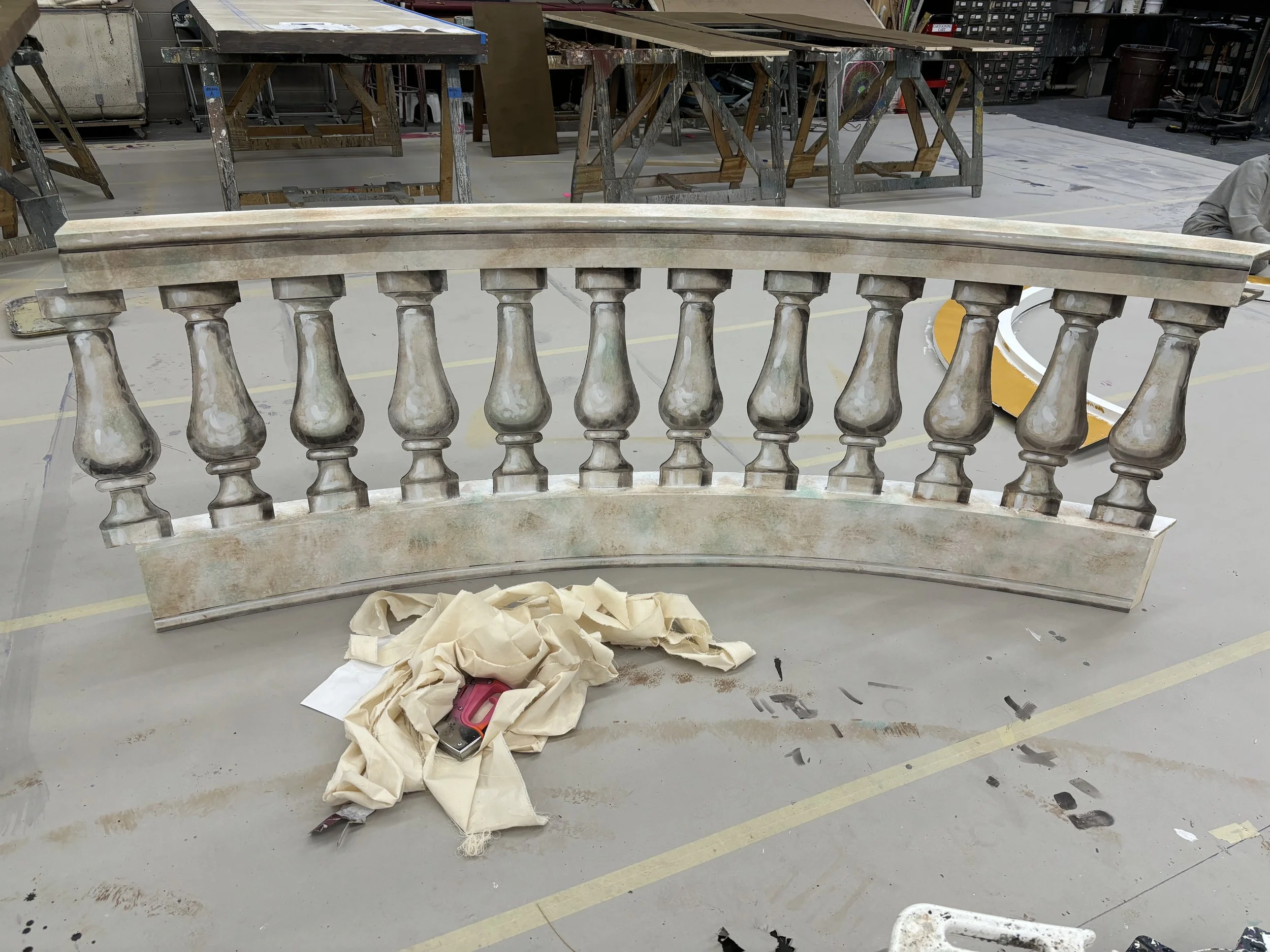 Trompe l'Oeil balustrade