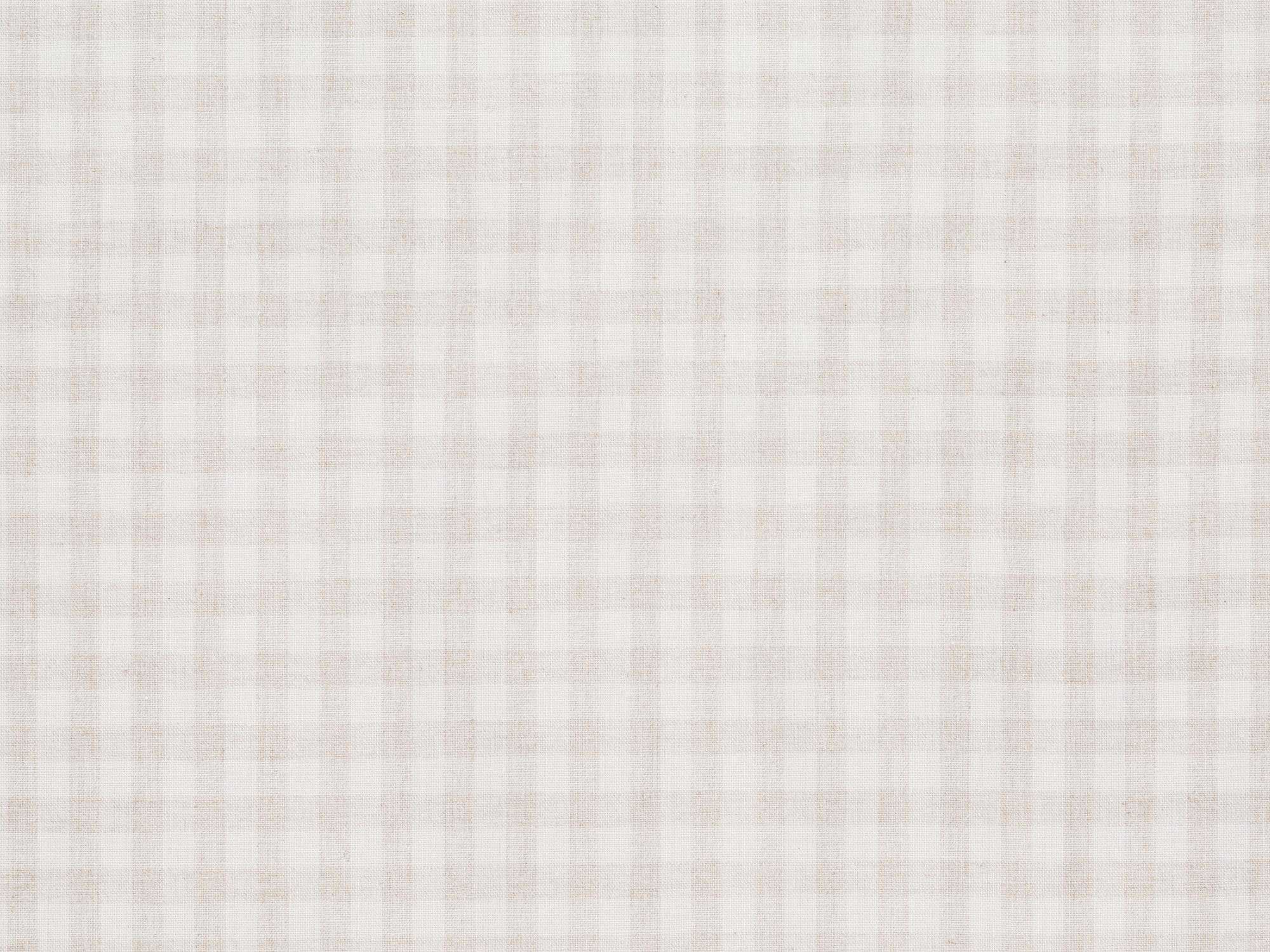 A blank, light-colored fabric background with a subtle checkered pattern.