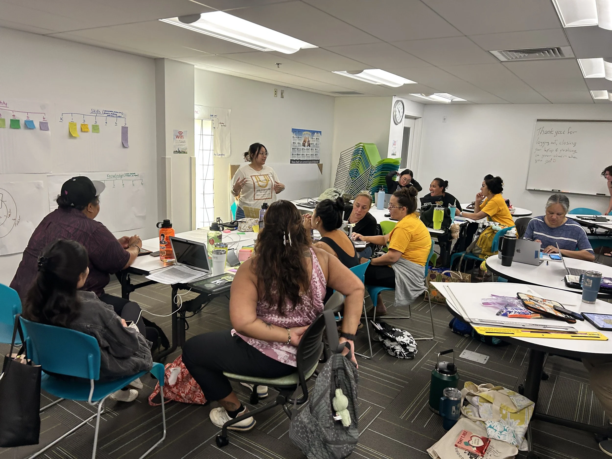 Educators learning together place-based education