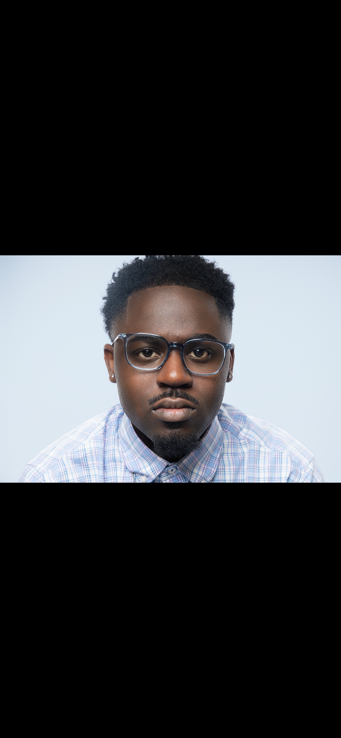 Portrait of Deonta Lamar, an Alabama-based film and television actor