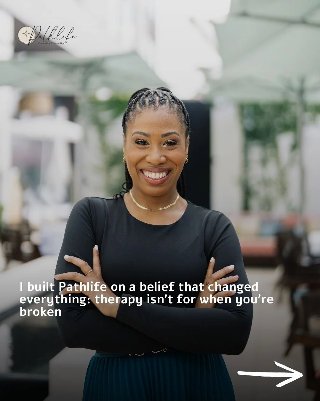 The carousel above is Daynelle's origin story-but here's what it really means for you: therapy as self-care isn't something you earn by hitting rock bottom. It's something you claim by deciding you're worth the investment right now. If you're navigat