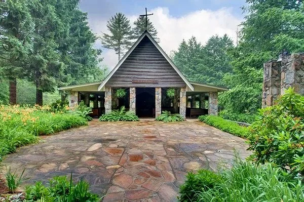 Faith Memorial Chapel is located next door to Summer Haven cabin. Services are offered from Memorial Day to Labor Day on Sundays.