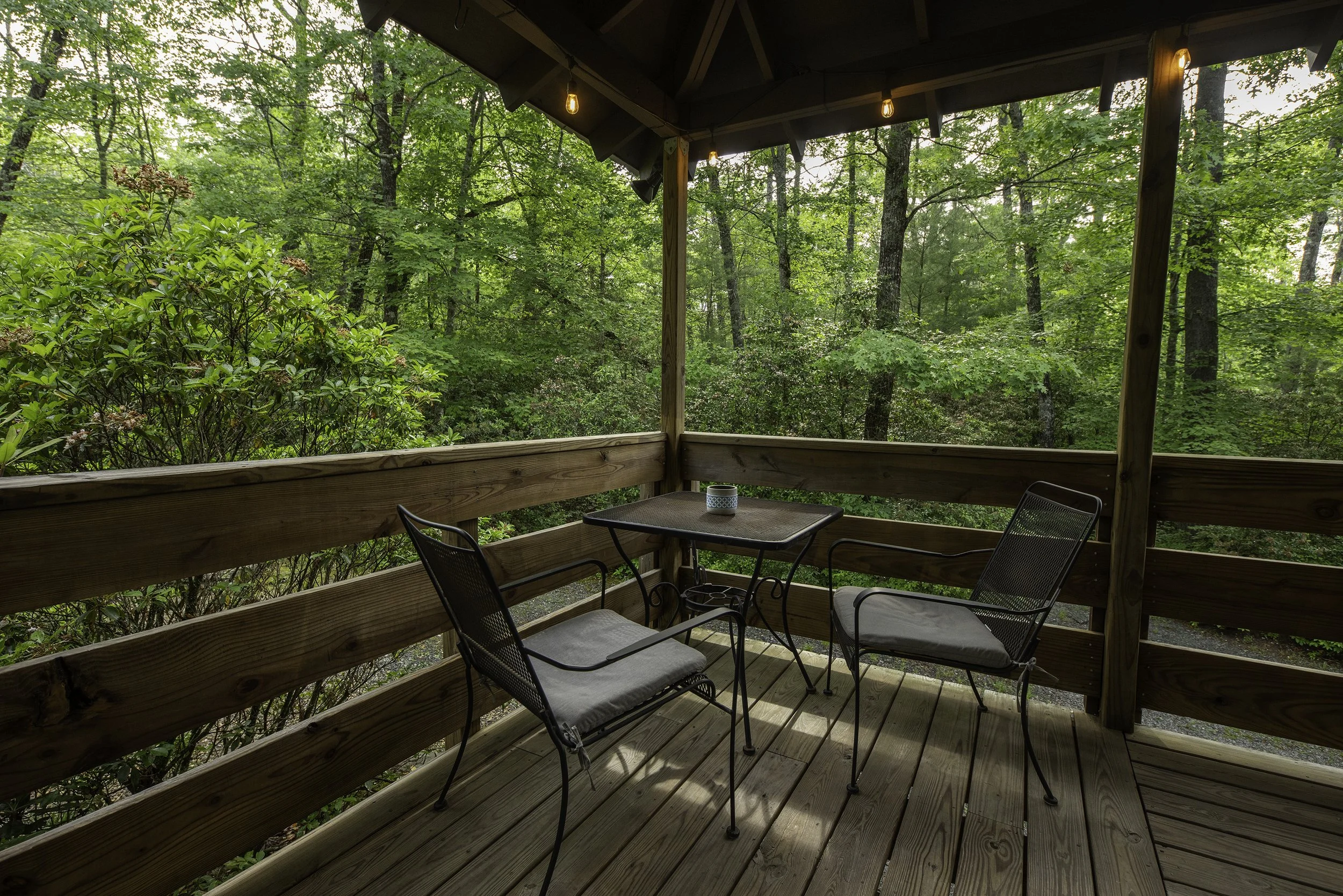 Best corner of the deck for morning coffee!