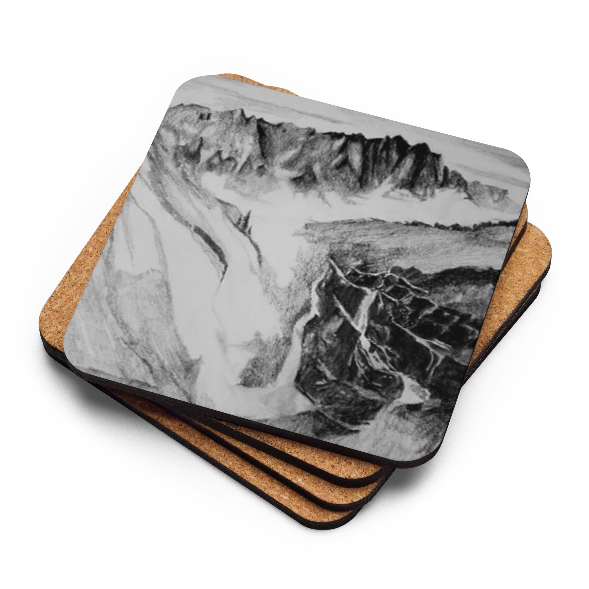 Goat Rocks Study - Coaster