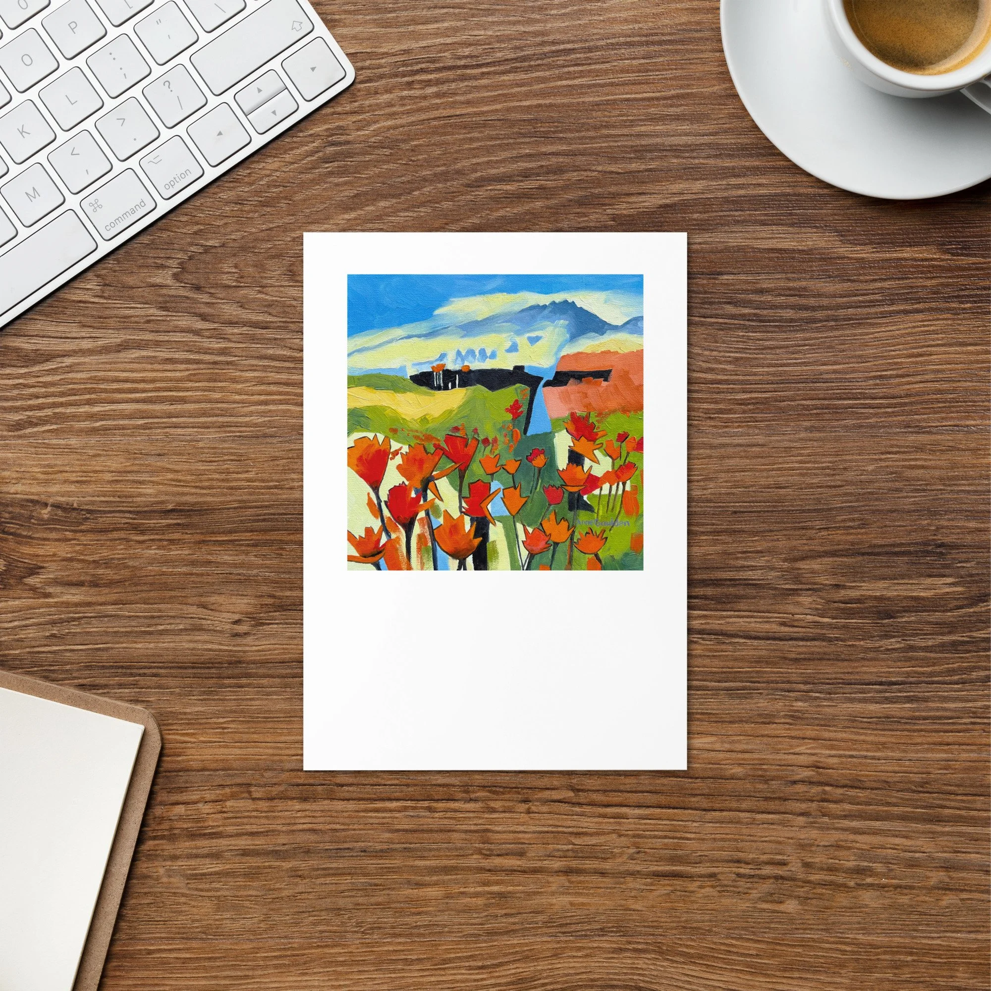 Alpine Shapes - Greeting card