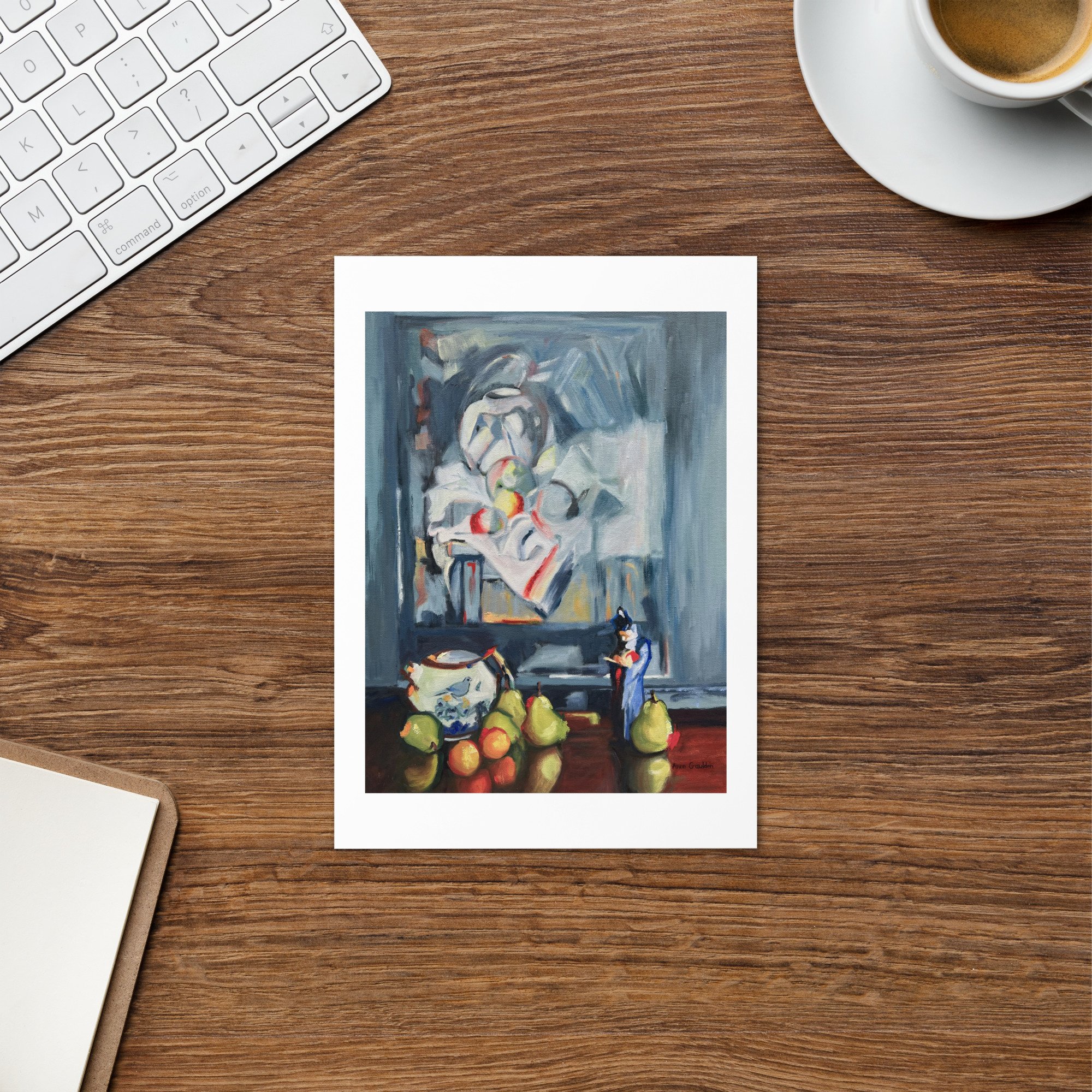 Channeling Cezanne - Greeting card