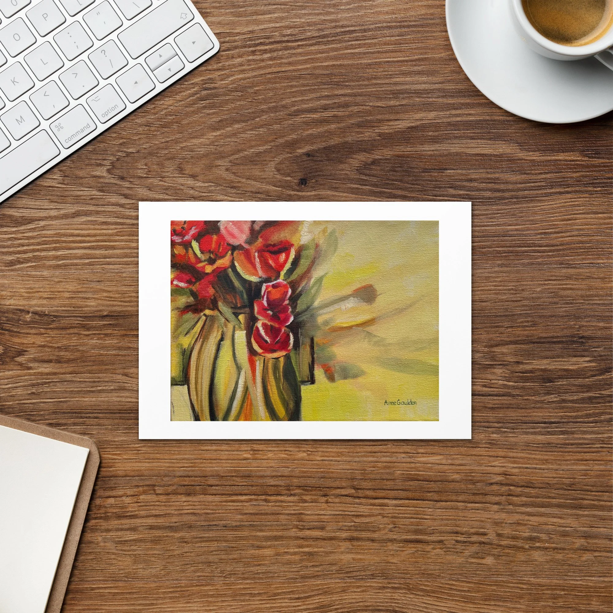 Floral Reflections - Greeting Card