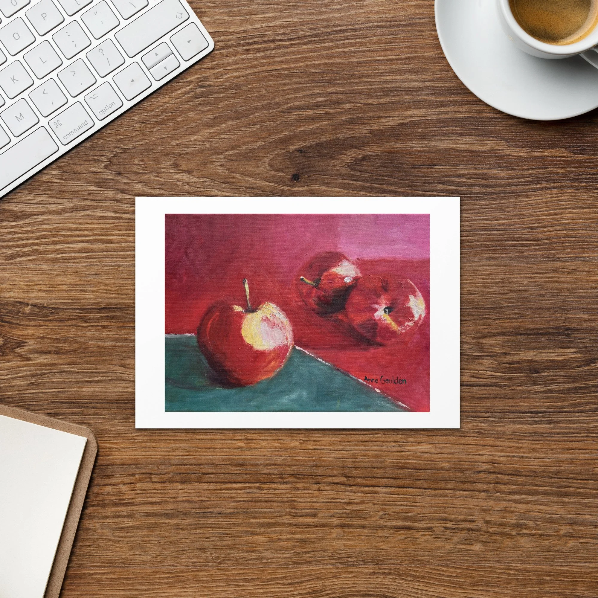 Red Apples - Greeting card