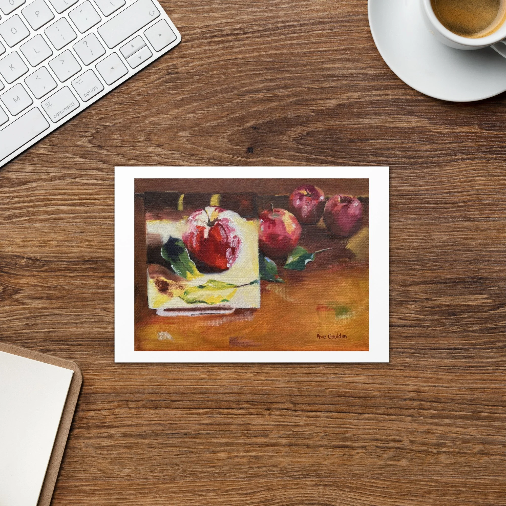 Apple Portrait - Greeting Card