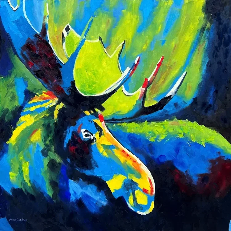 Bold Bull Moose