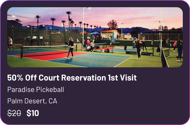 Paradise Pickleball Offer