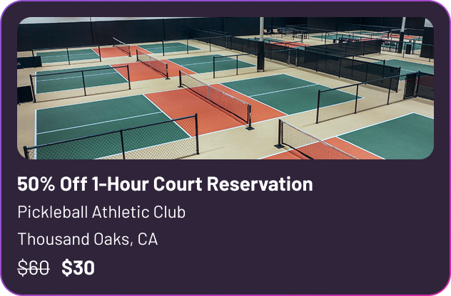 Pickleball Athletic Club Offer