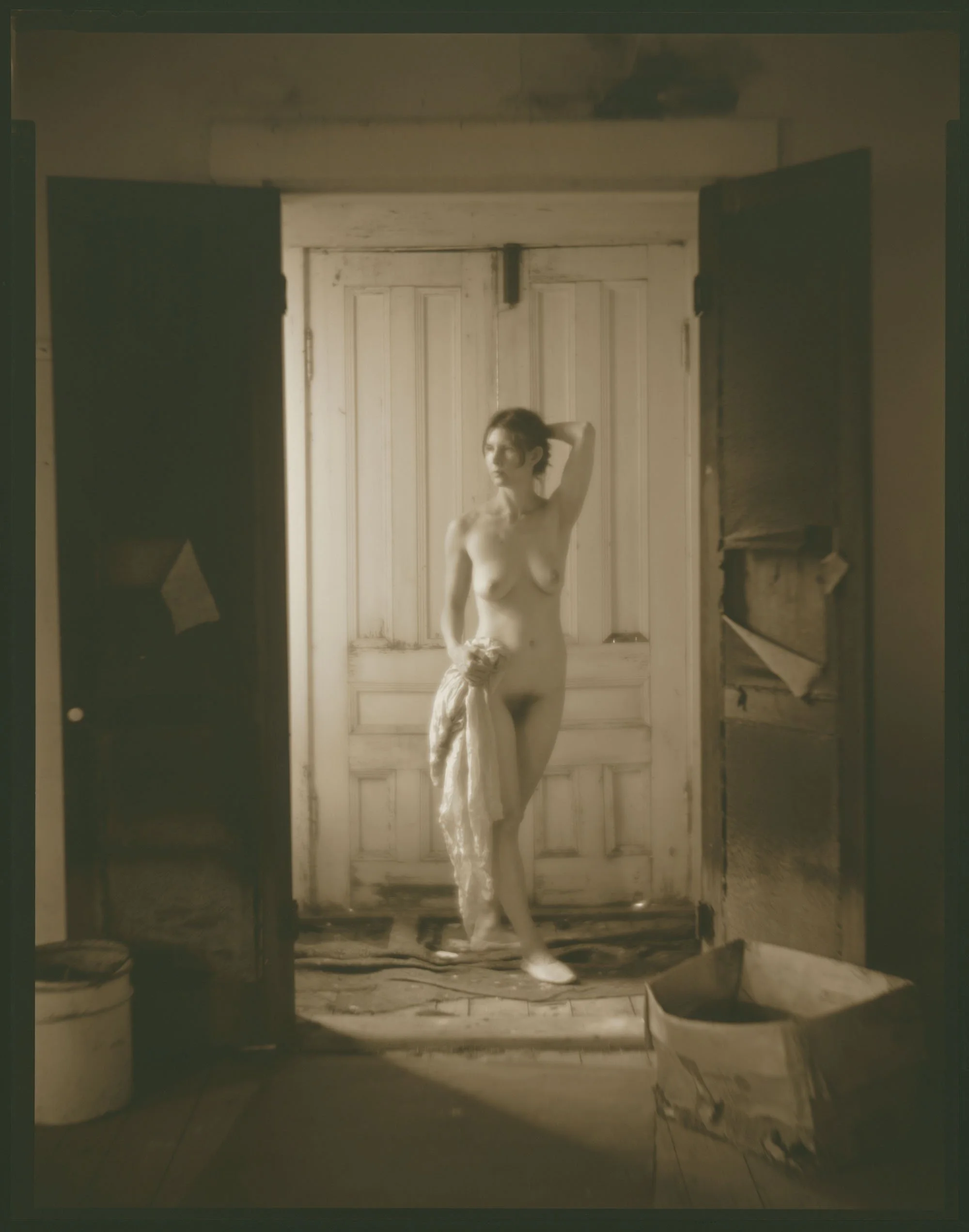 15½ inch Wollensak Velostigmat, Series II, f4.5. 11x14 contact print.