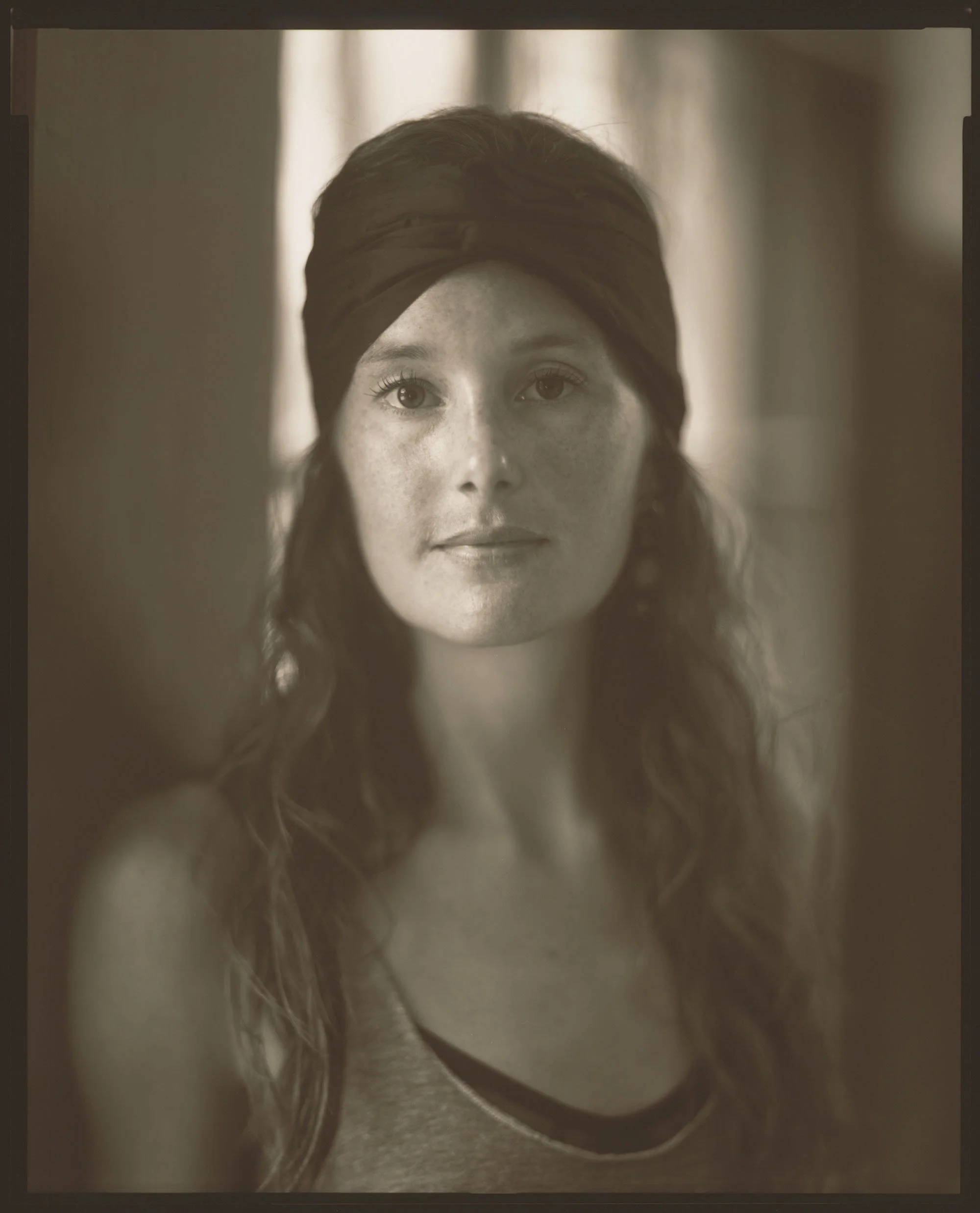 360 mm Voightlander Universal-Heliar, f4.5. 8x10 contact print.