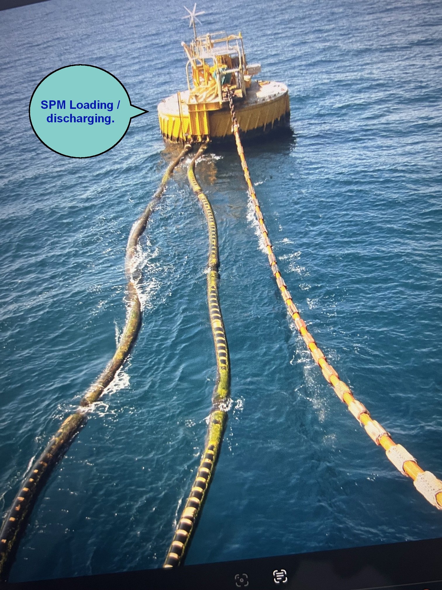  "SPM Loading / discharging."