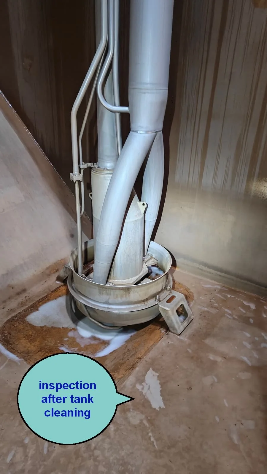 water white tank cleaning