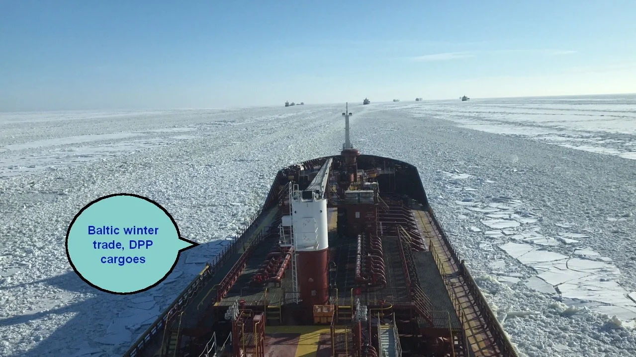  'Baltic winter trade, DPP cargoes'.