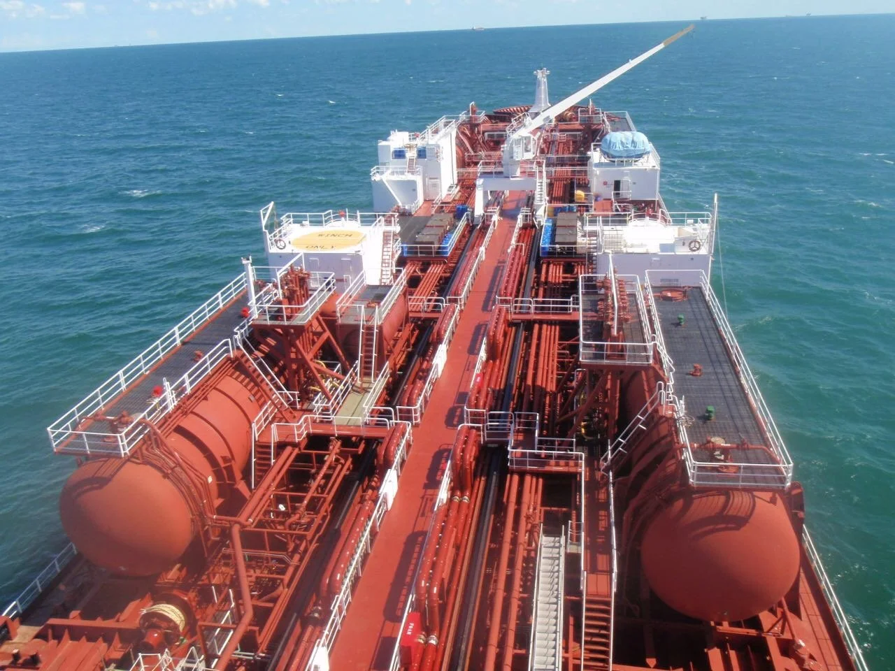 modern parcel tanker