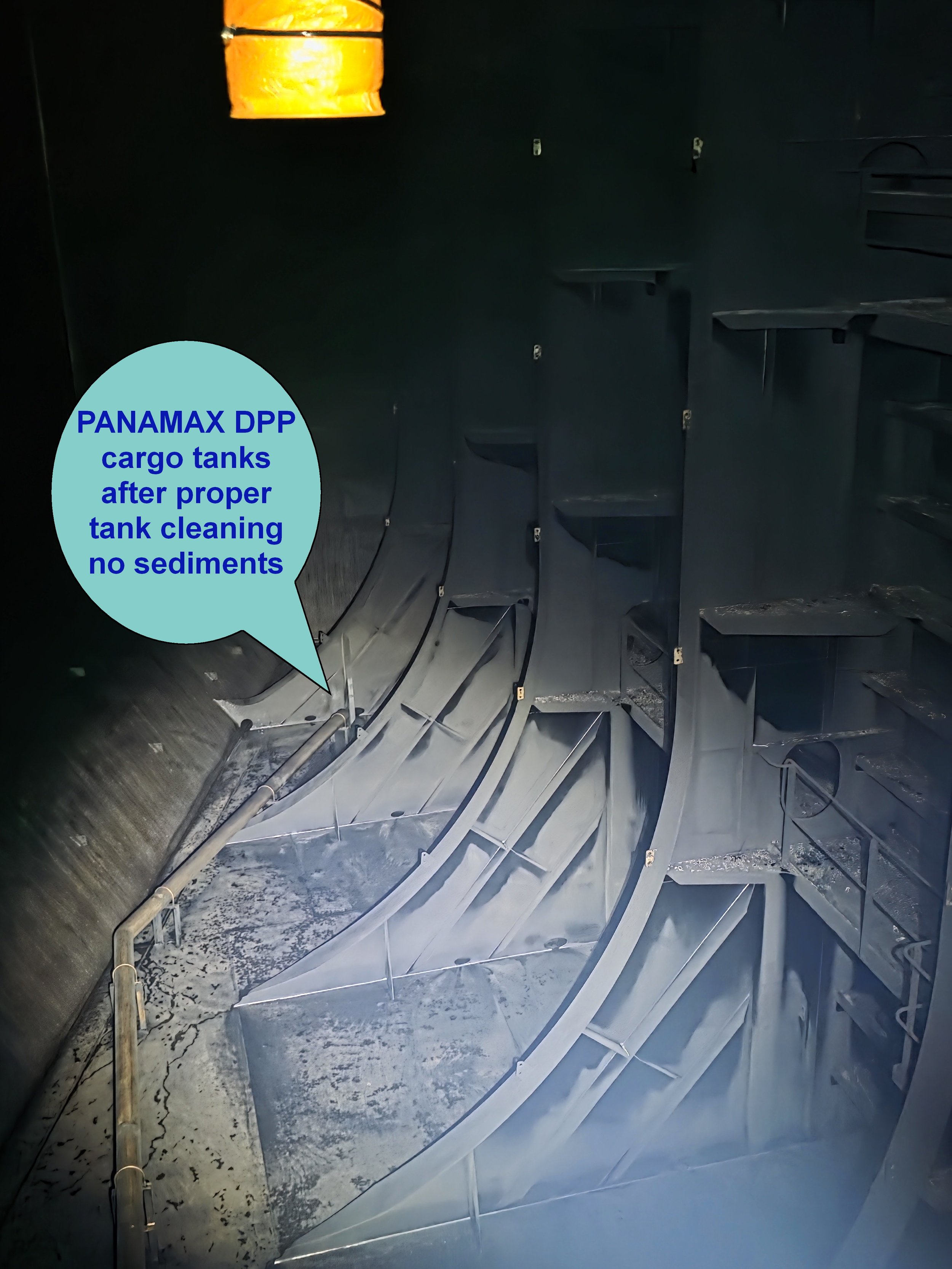 panamax - cleaning after fuel oil