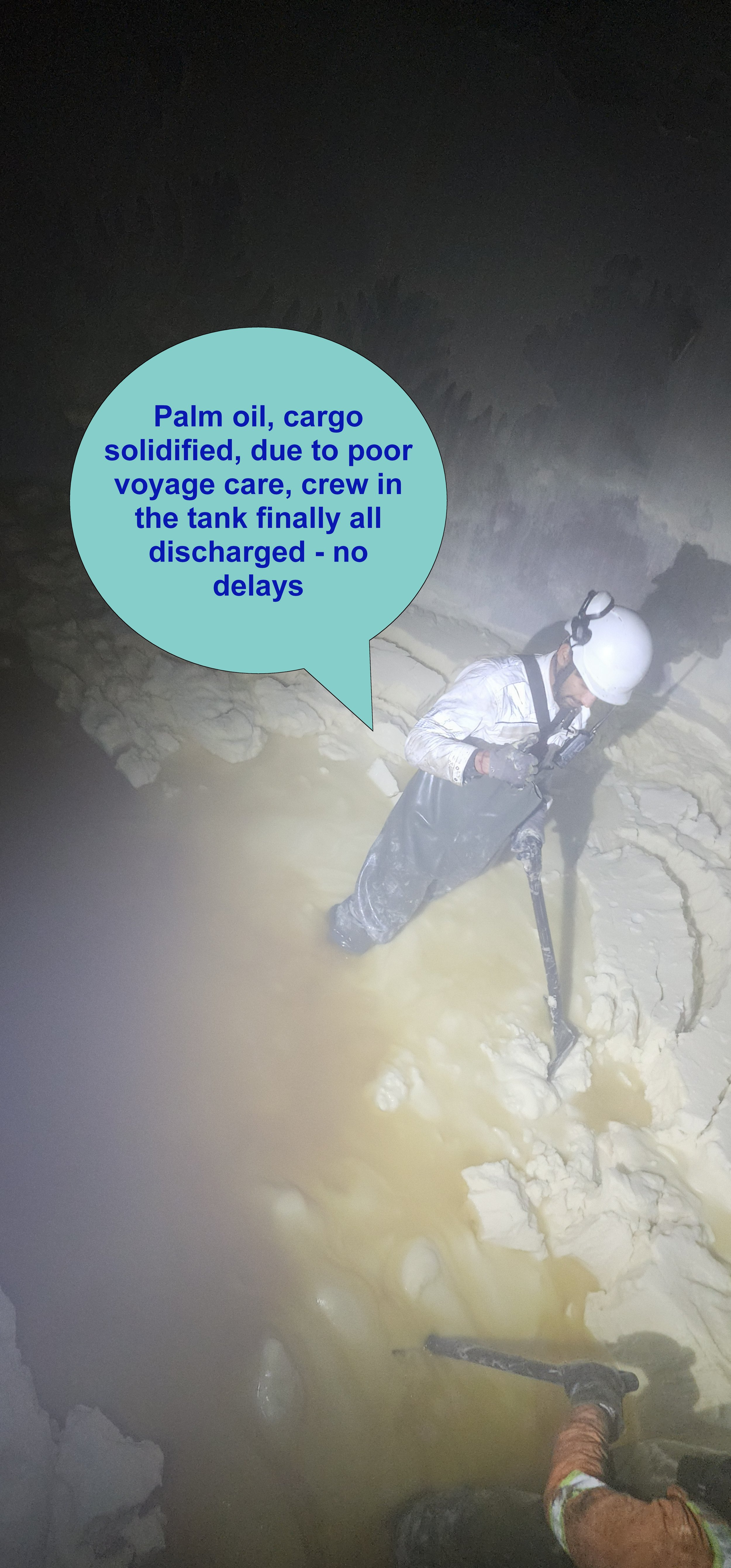 RPO - solidified during voyage