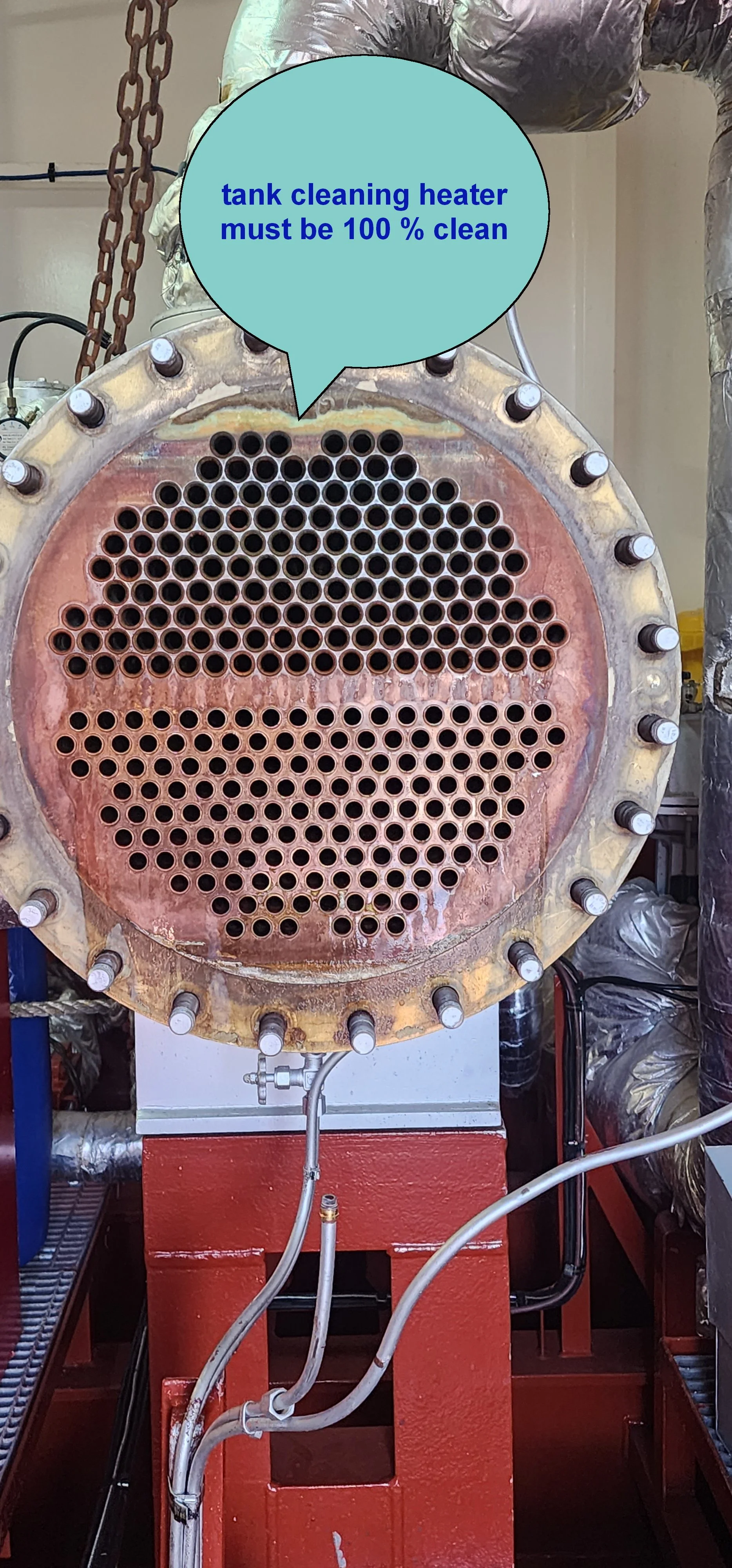 tank cleaning heater