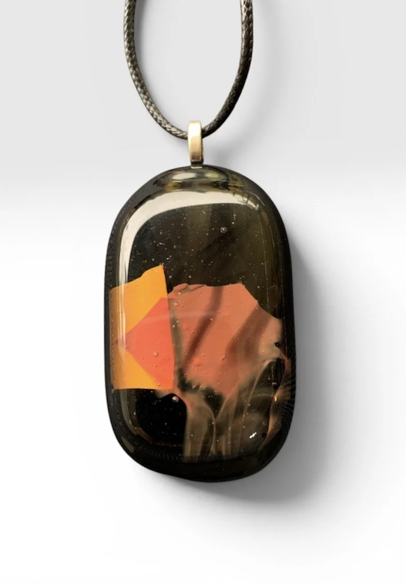 Dark Wood Pendent.