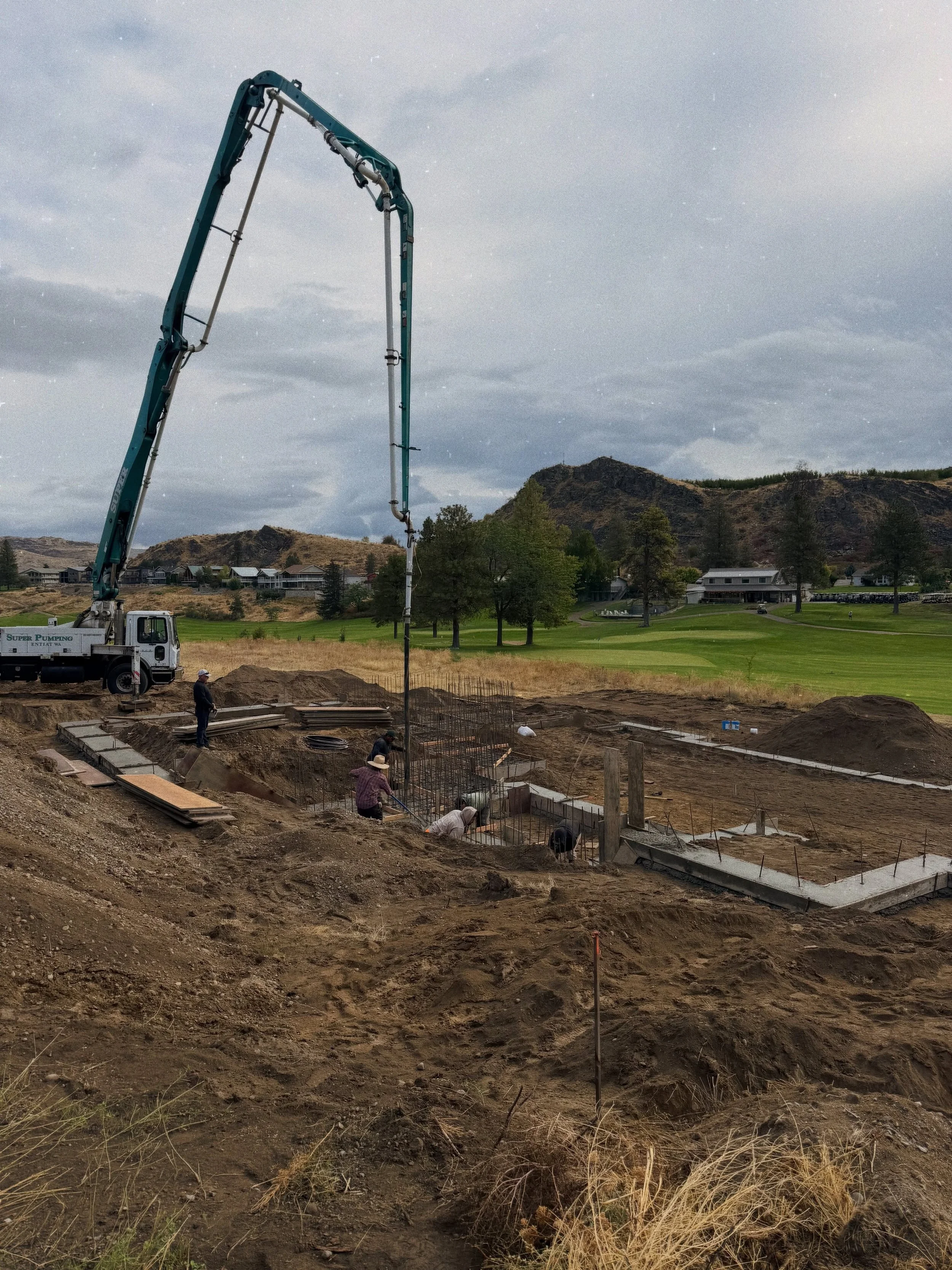 Footings being poured! 

@rykebuildersllc