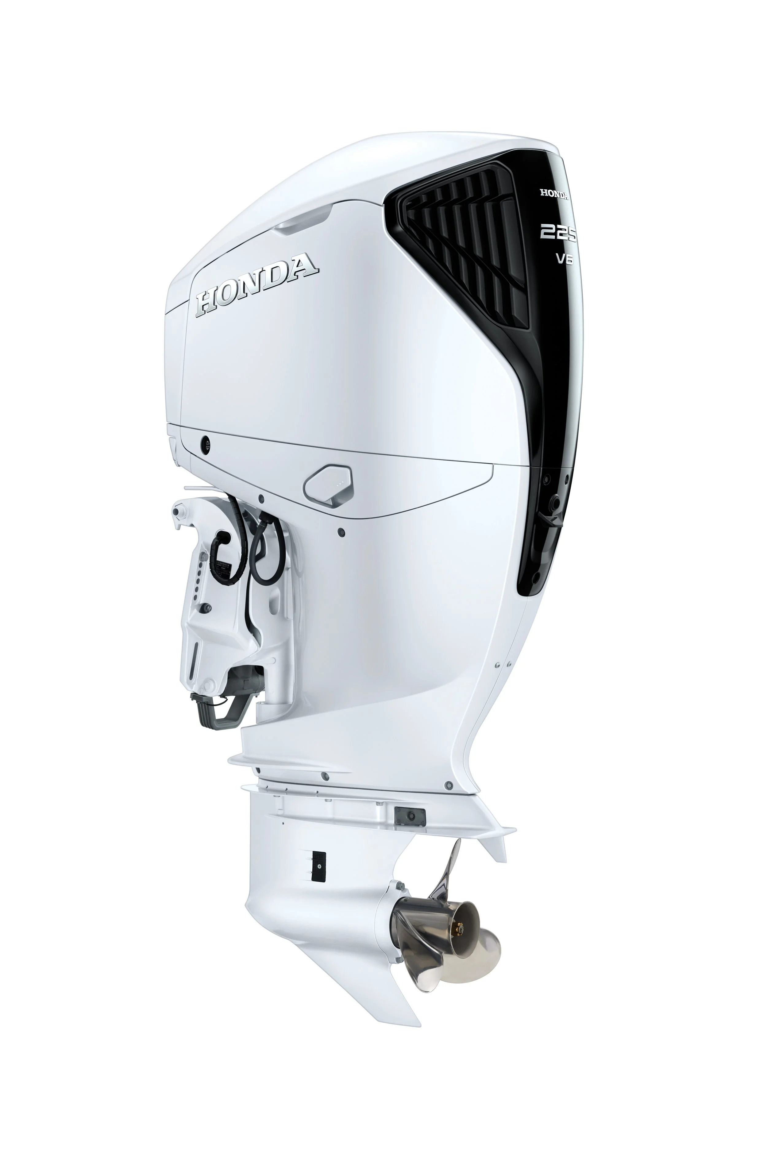Honda Marine outboard motors including BF350, BF250, and BF150 at St. Lucie Outboard Marine