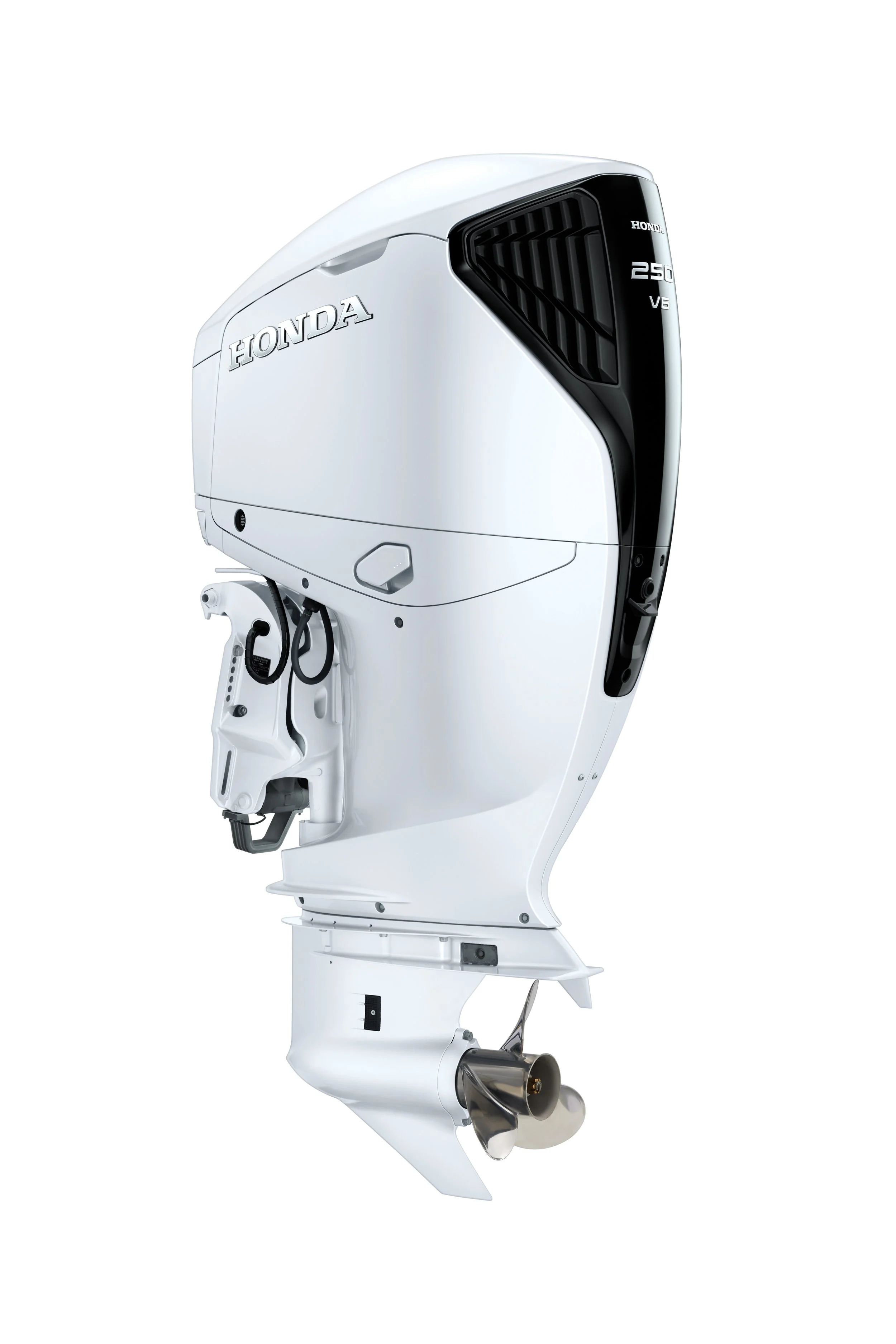Honda Marine outboard motors including BF350, BF250, and BF150 at St. Lucie Outboard Marine