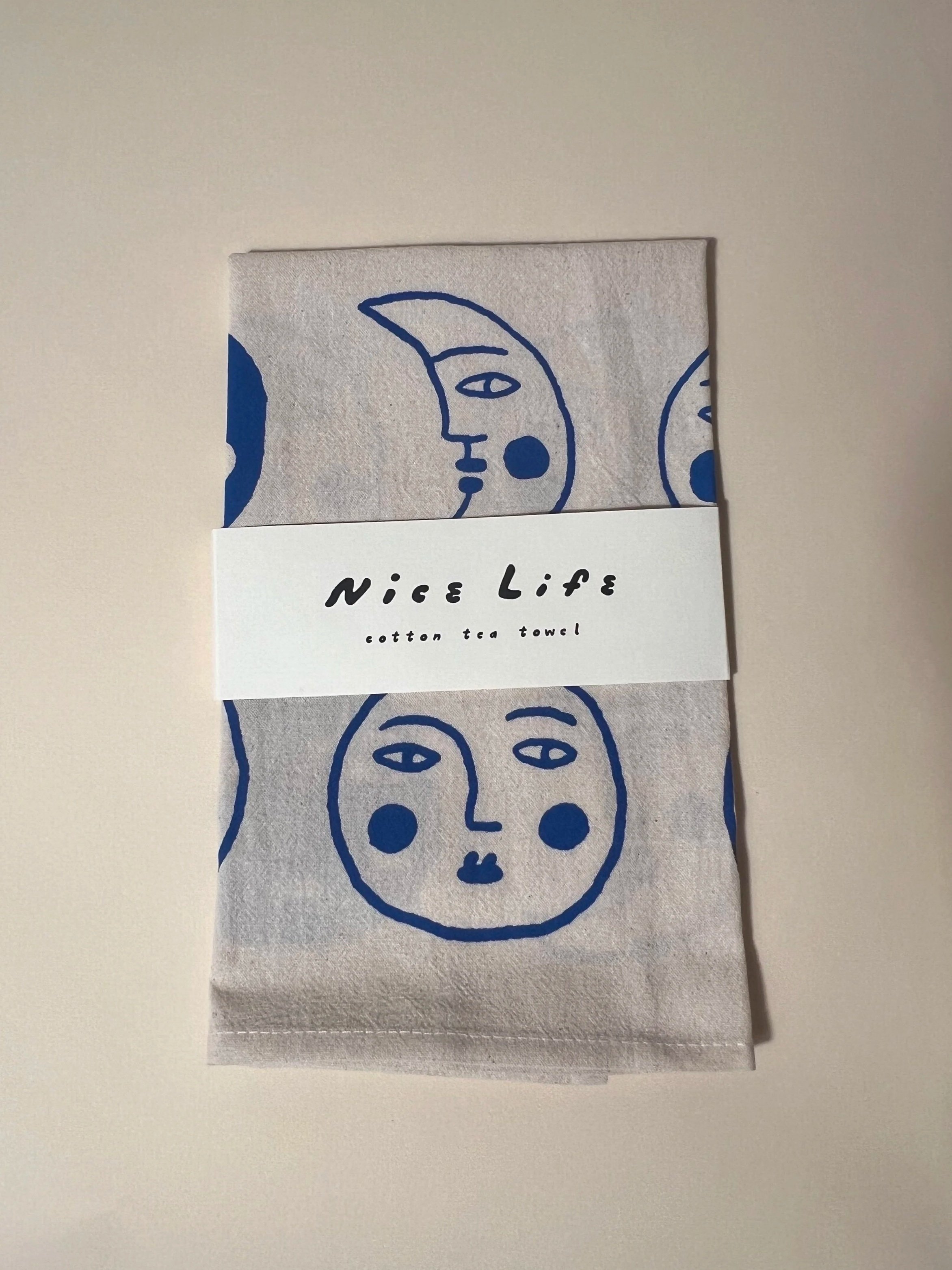 Moon Phases Tea Towel
