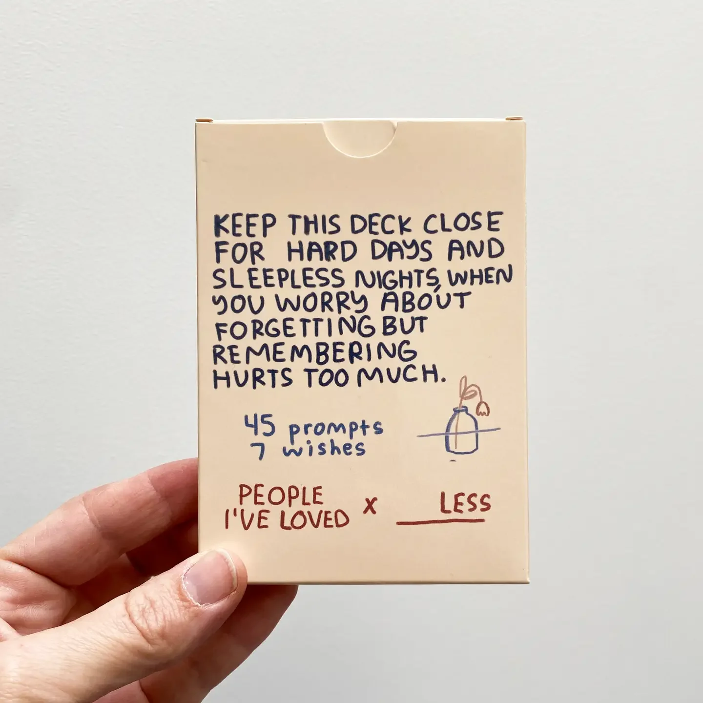 thoughtful grief card deck, gift ideas for people who are grieving