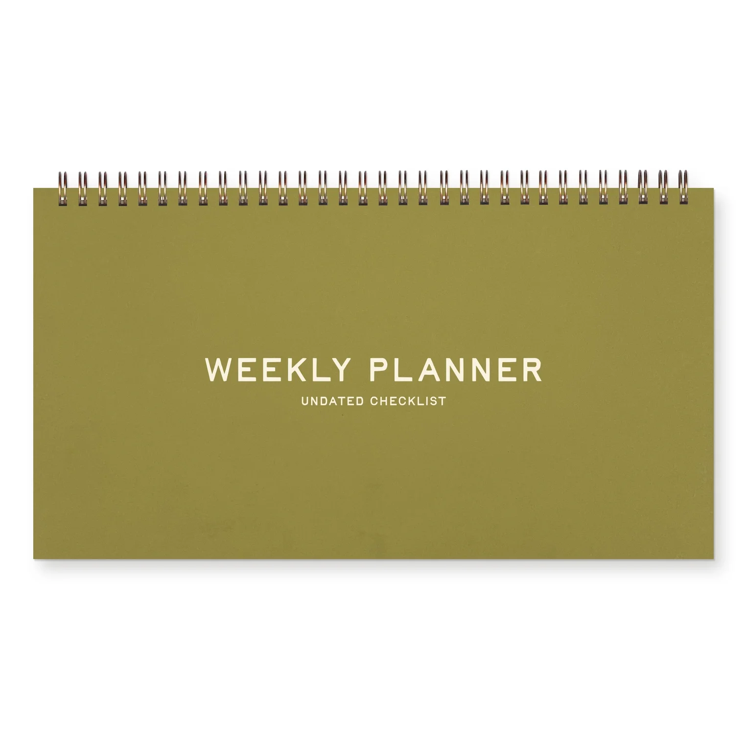 Undated Weekly Planner