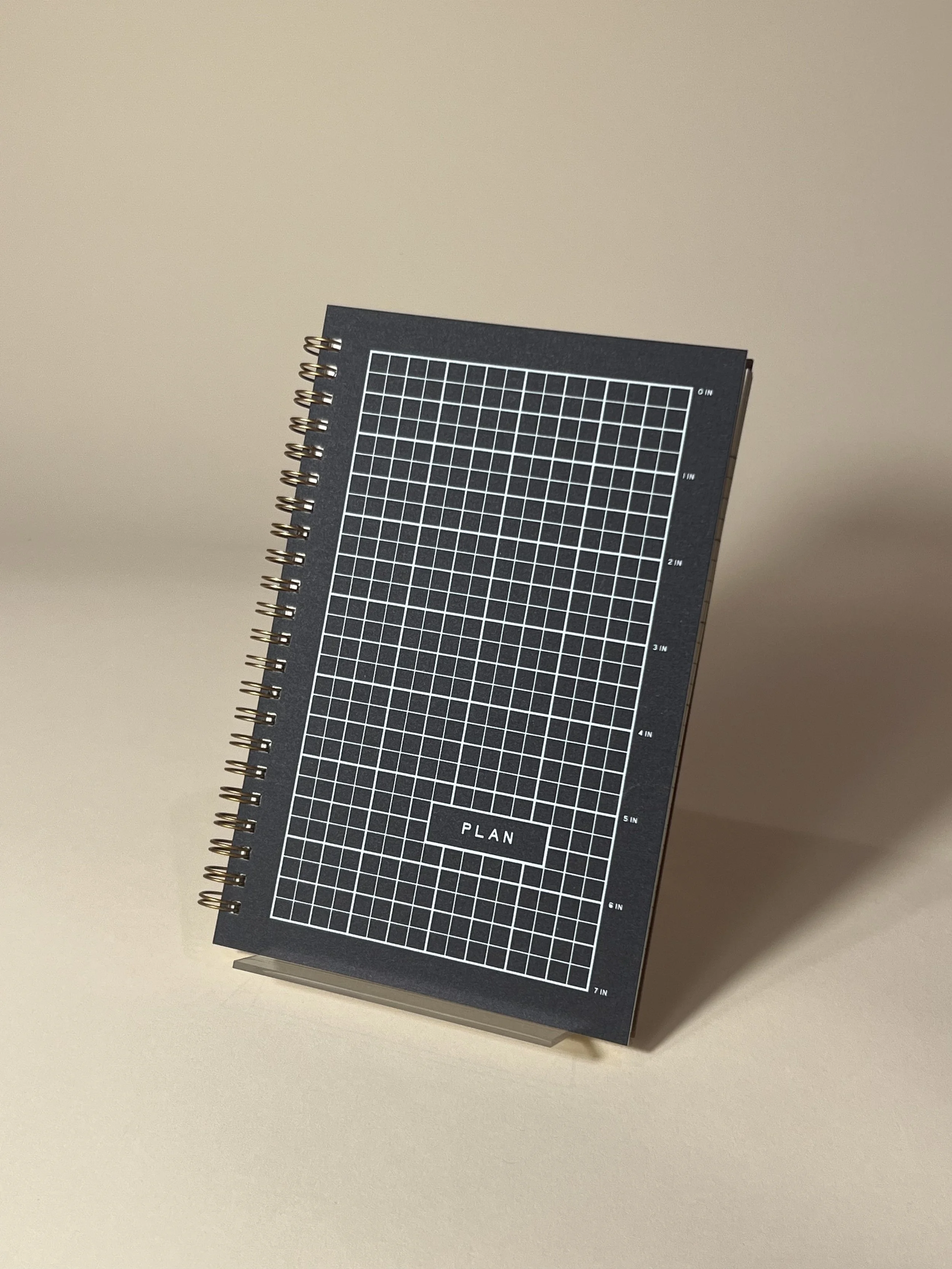 Ruler Grid Undated Weekly Planner Journal