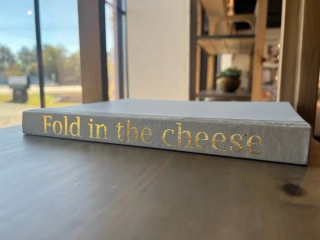 "Fold In The Cheese" Custom Decorative Coffee Table Book