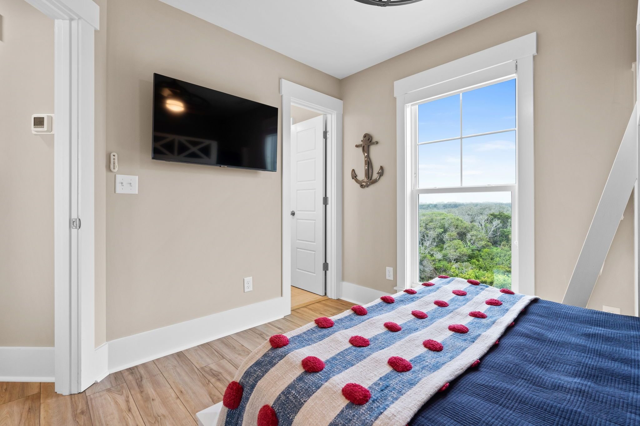 Beach Road Short Term Rental Bunk Room 1 Design by Mickler & Co Oak Island, NC (2).jpg