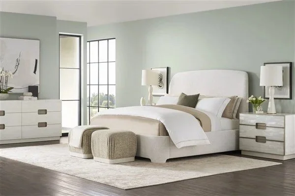 Modern-Coastal-Bedroom-Seagrass-Green-Blue-Accents