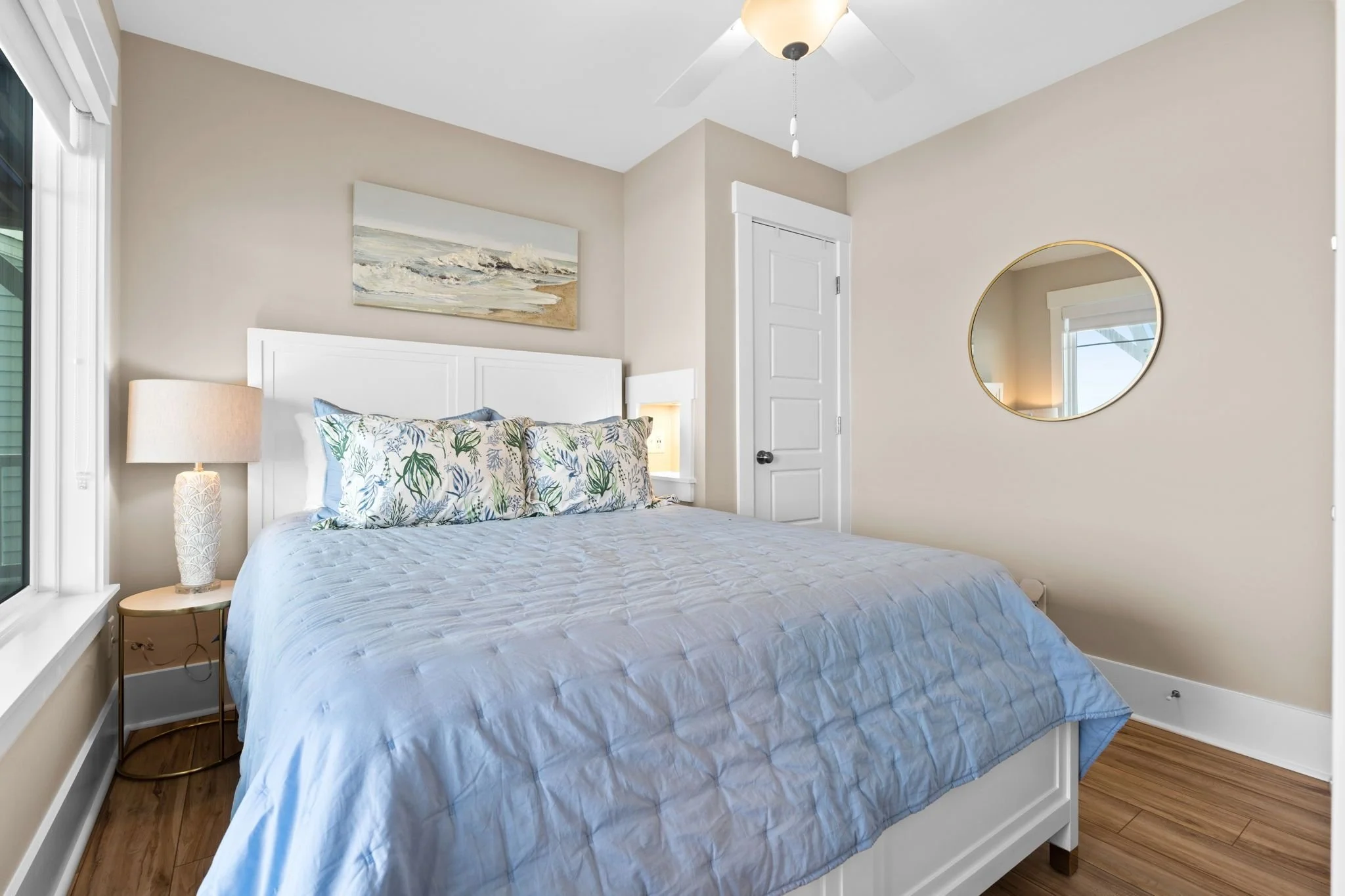 Beach Road Short Term Rental Bedroom 2 Design by Mickler & Co Oak Island, NC (2).jpg